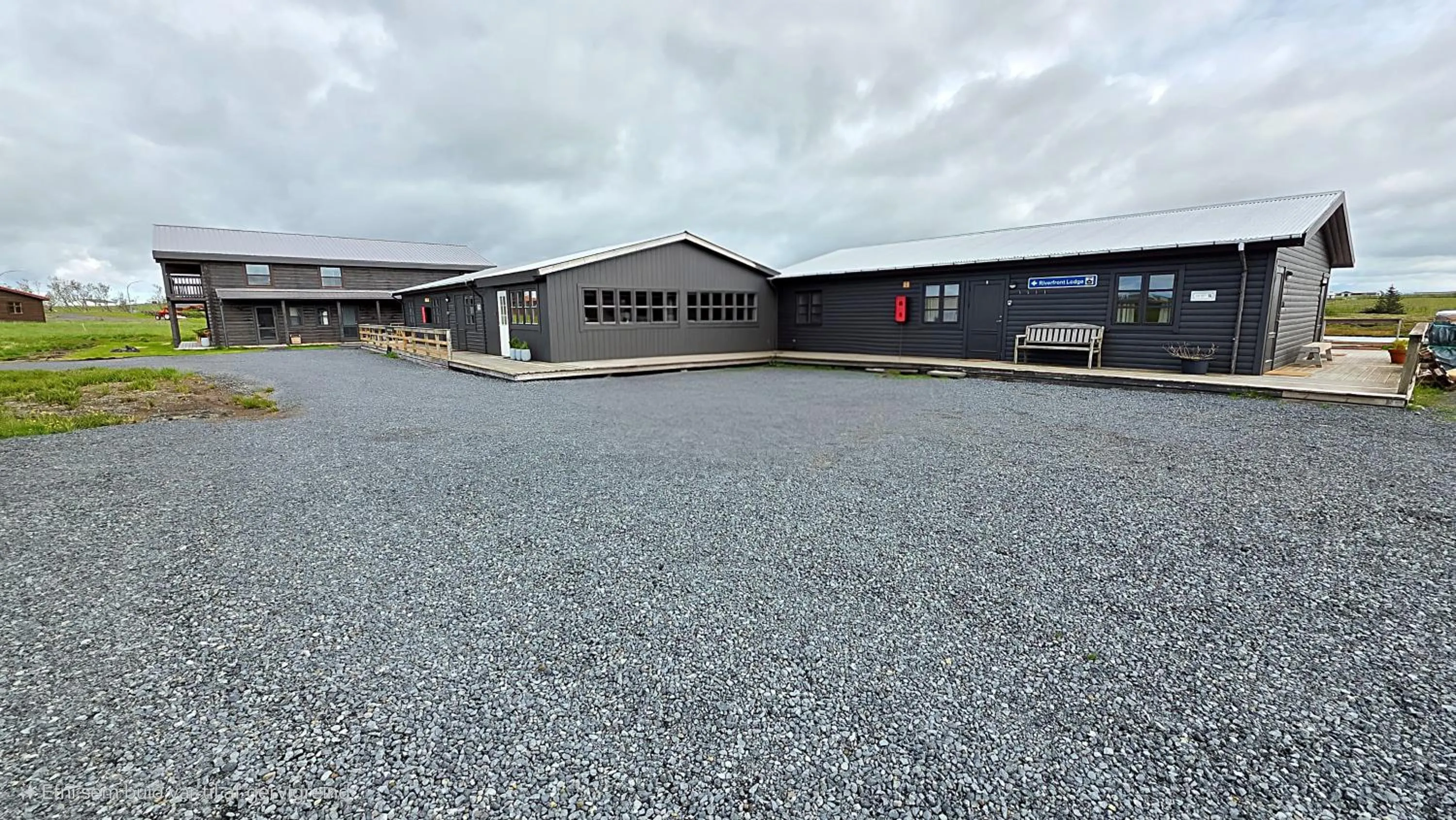 Property building in Riverfront Lodge Hella