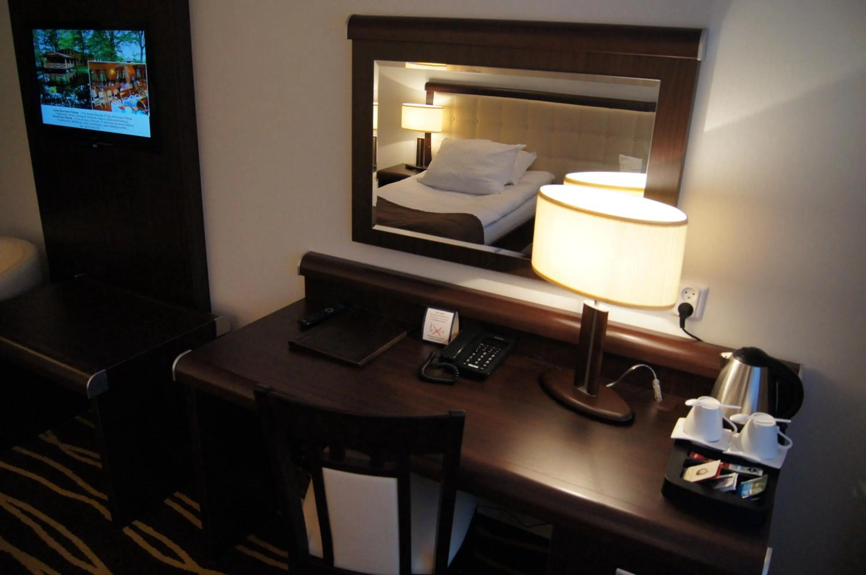 Decorative detail, Bed in Hotel Business Faltom Gdynia