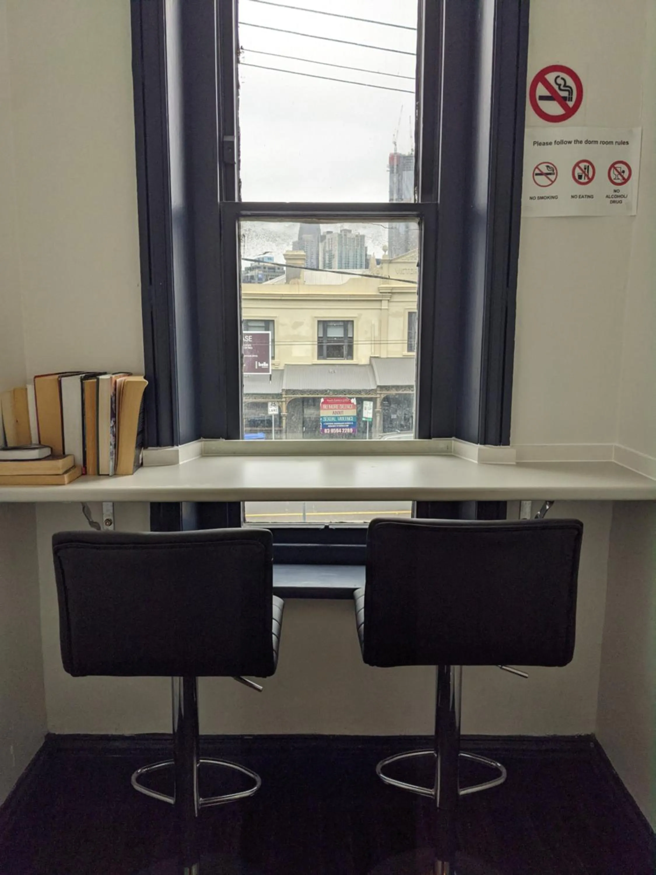 Dining area in Queen Victoria Hostel
