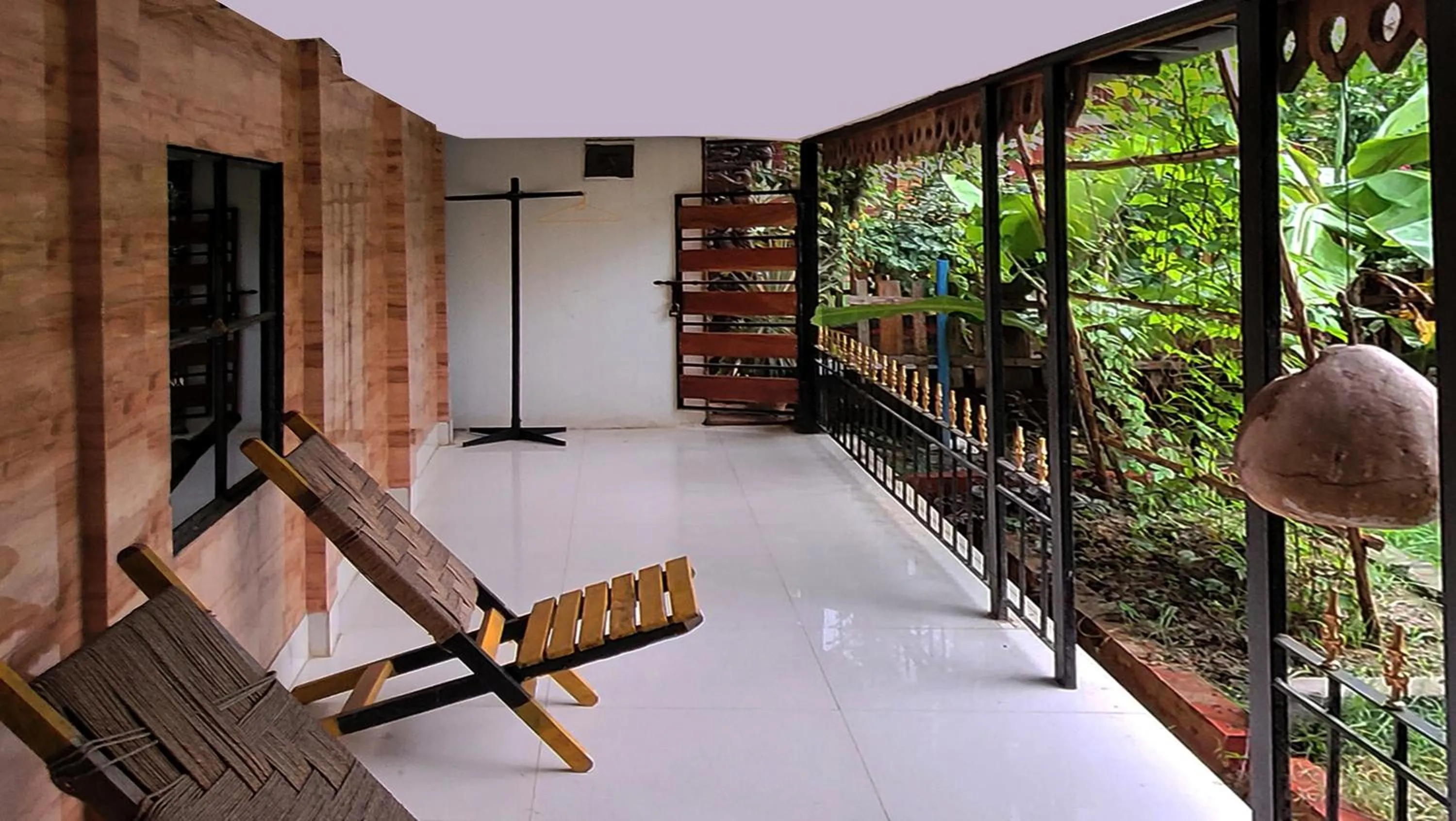 Patio in Panchobon Art Resort