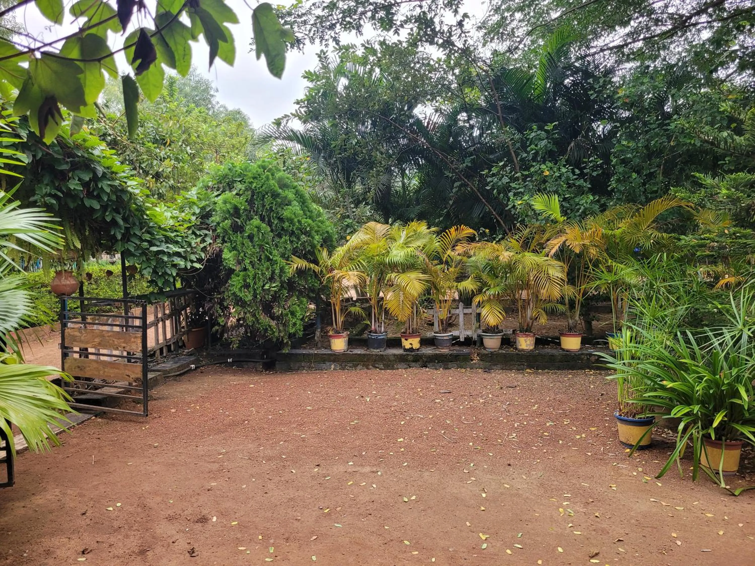 Inner courtyard view in Panchobon Art Resort