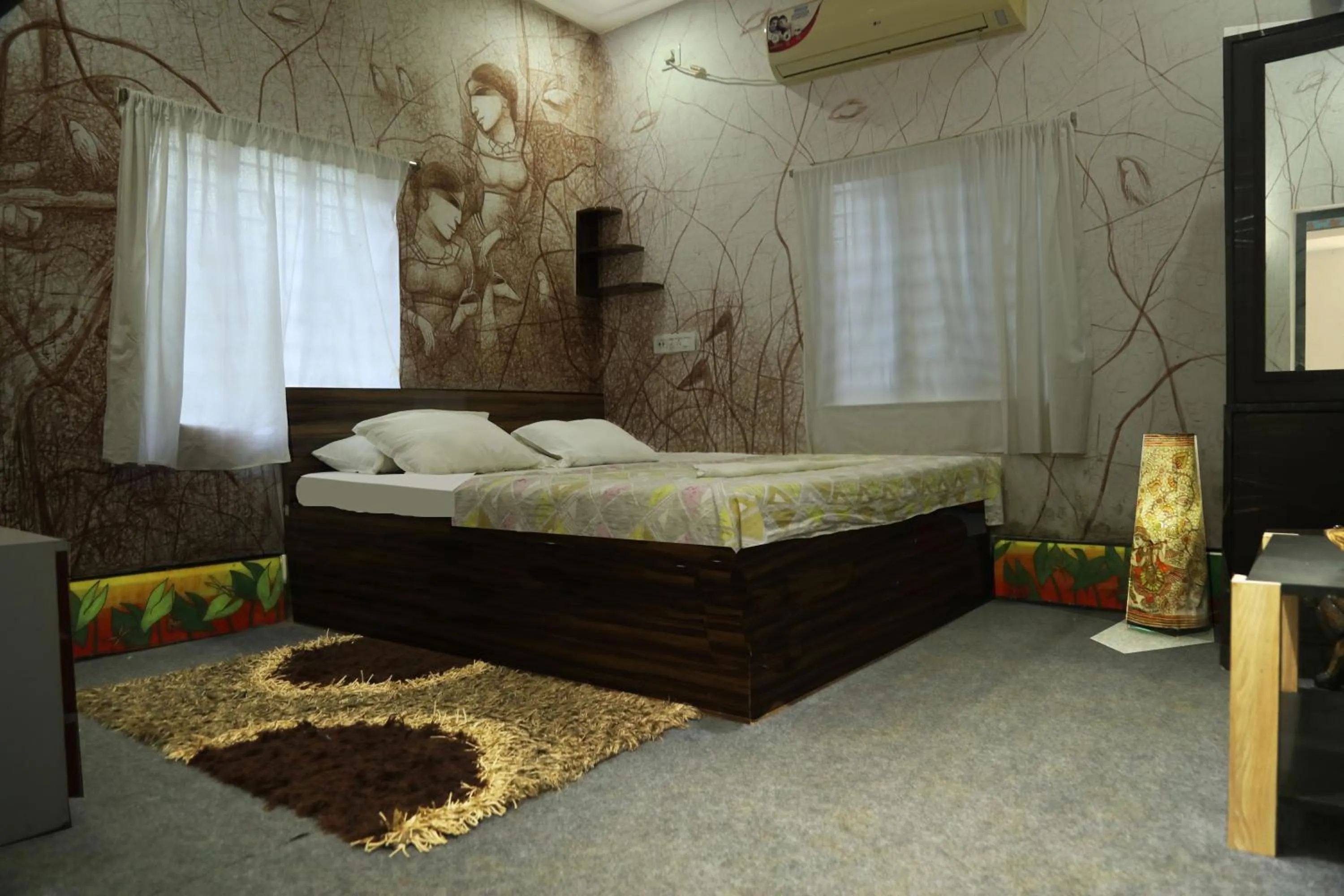 Bed in Panchobon Art Resort