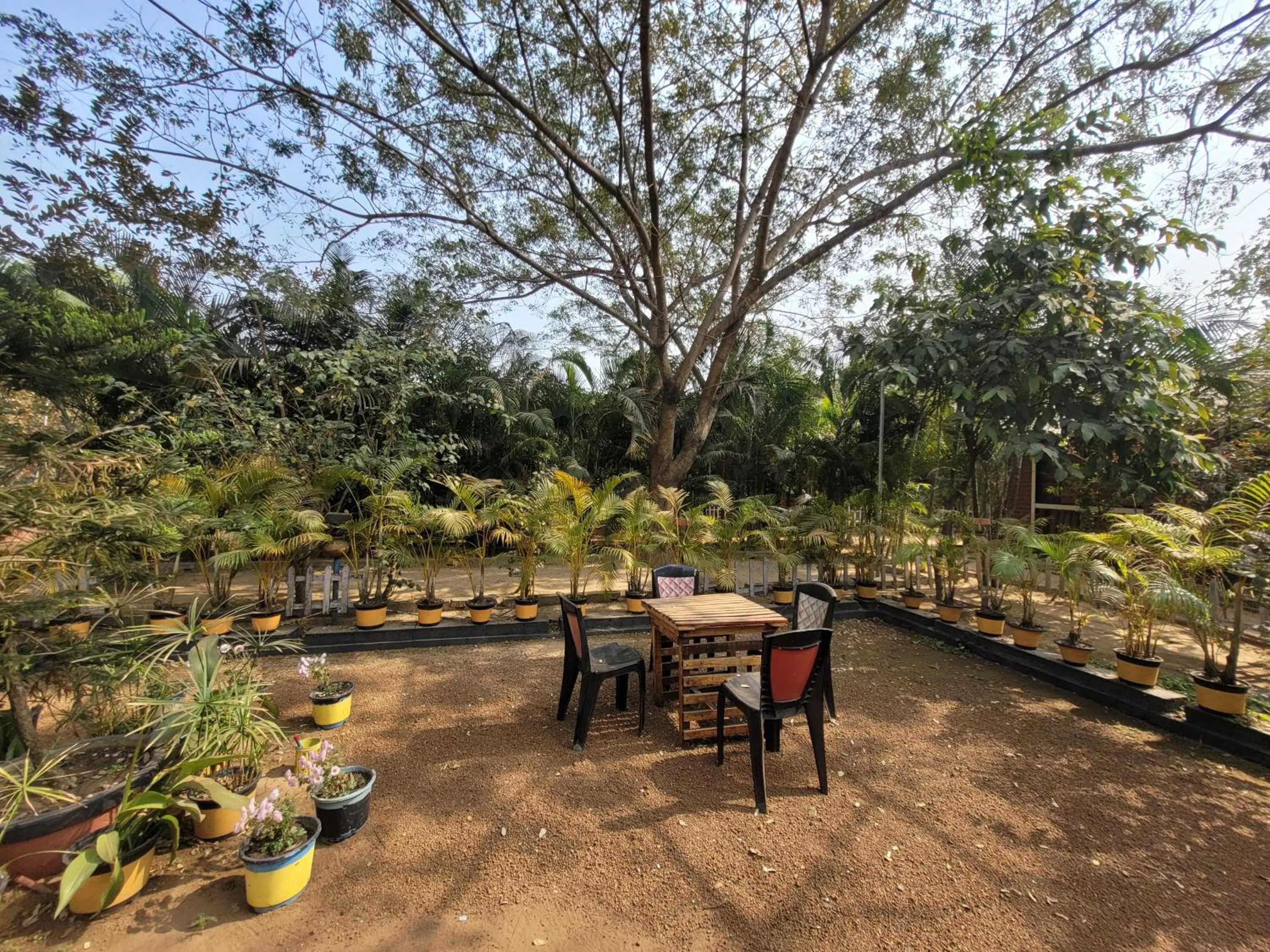 Inner courtyard view in Panchobon Art Resort