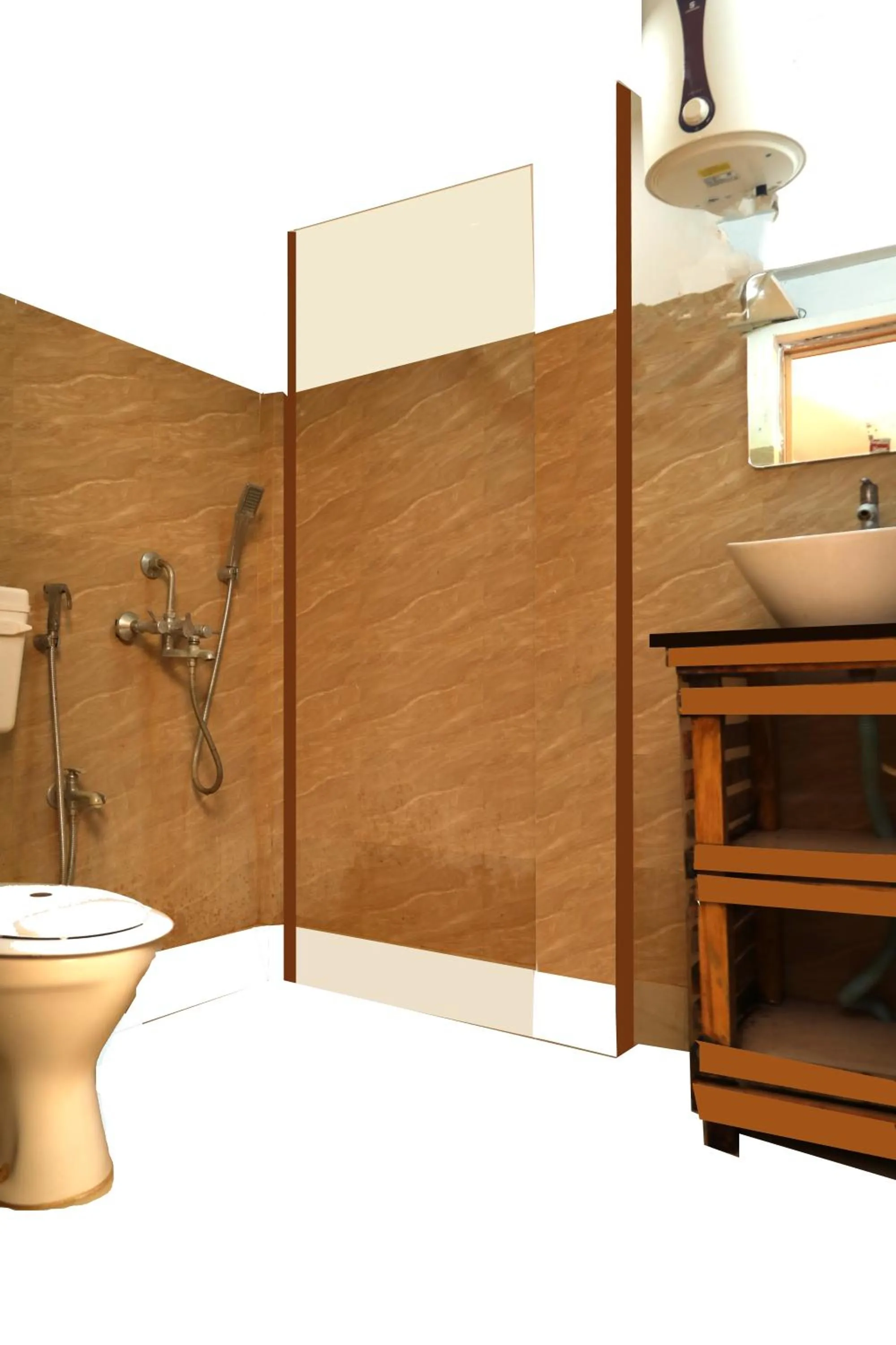 Toilet in Panchobon Art Resort