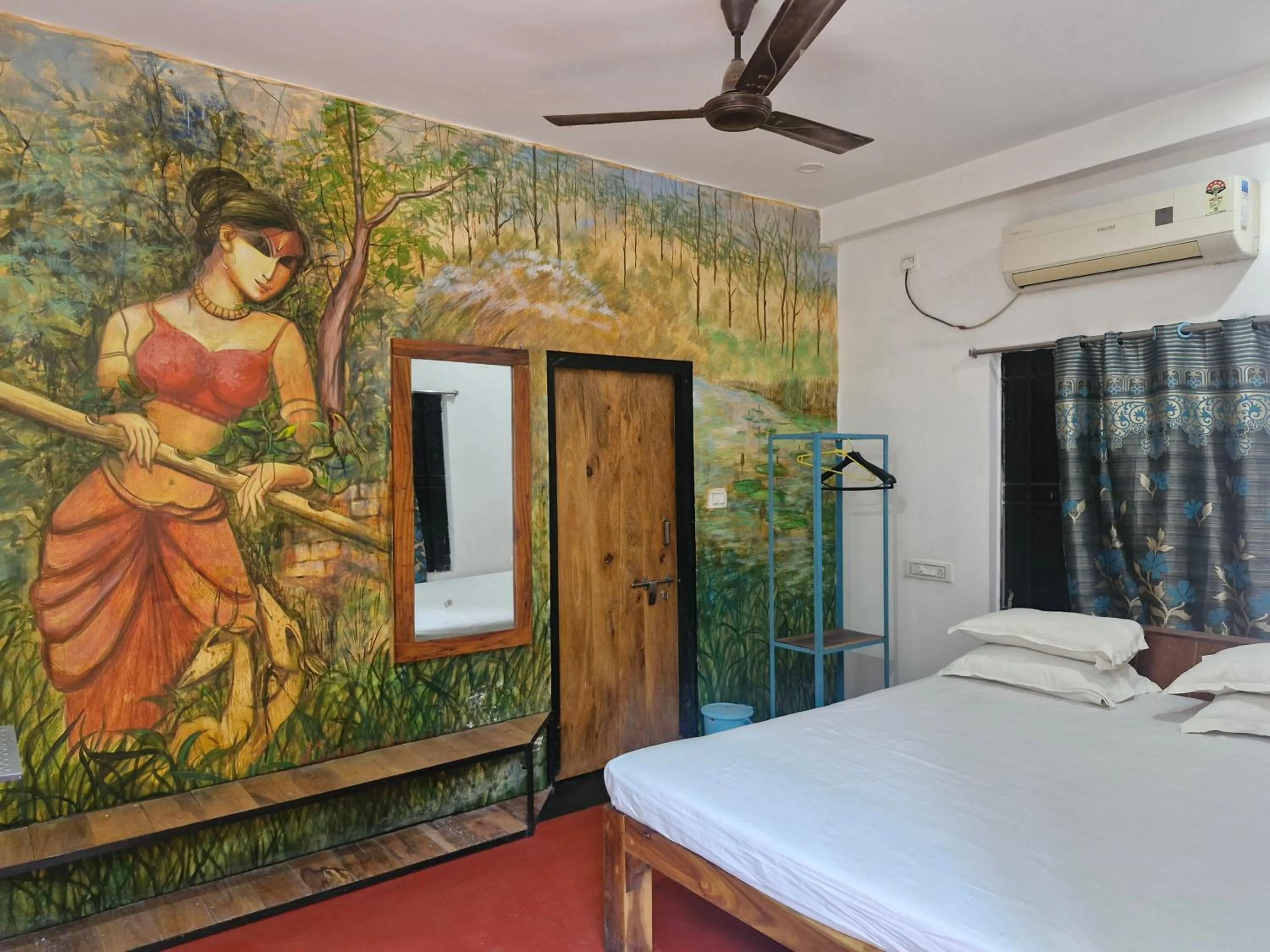 View (from property/room), Bed in Panchobon Art Resort