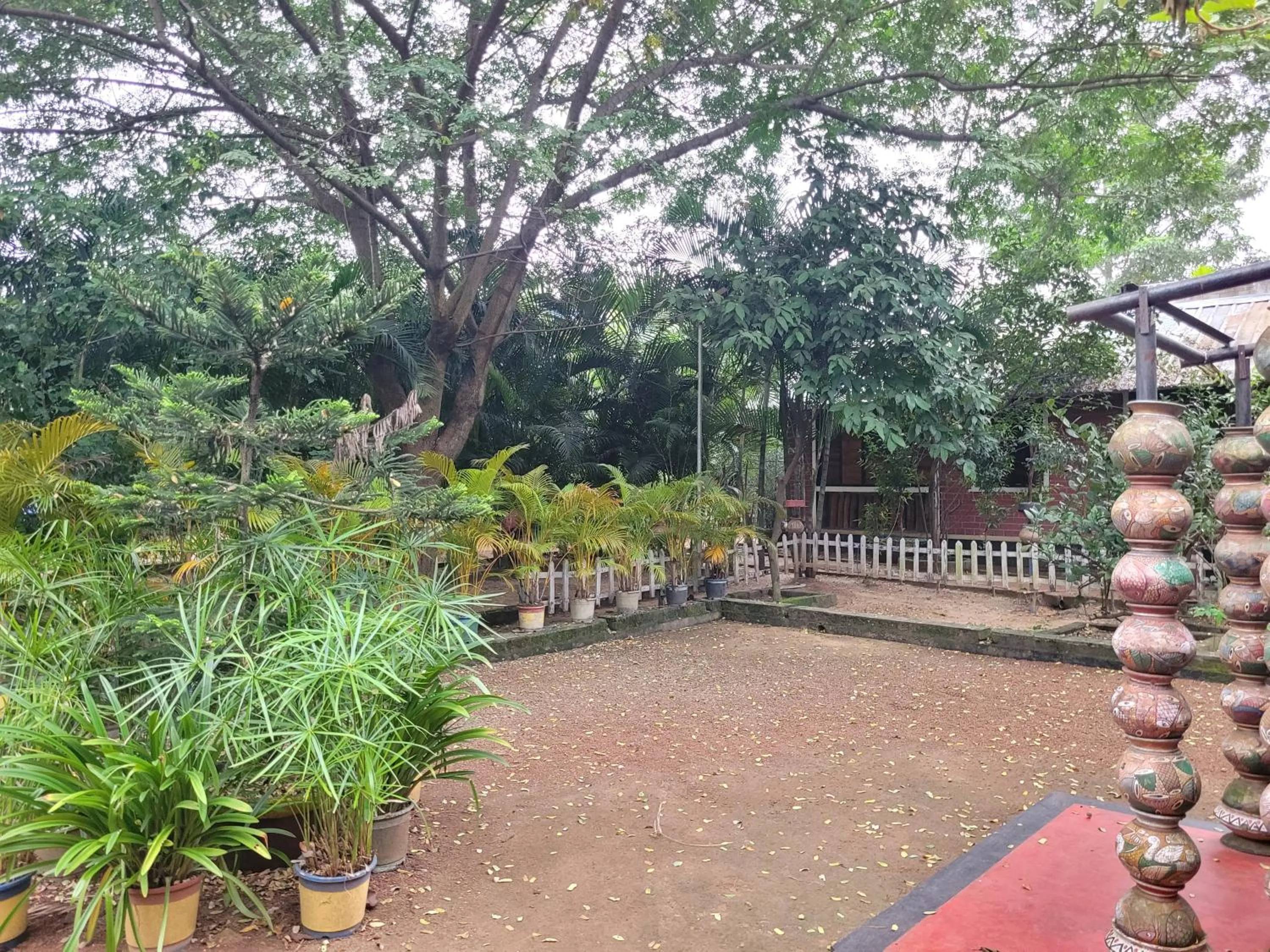 Garden view in Panchobon Art Resort
