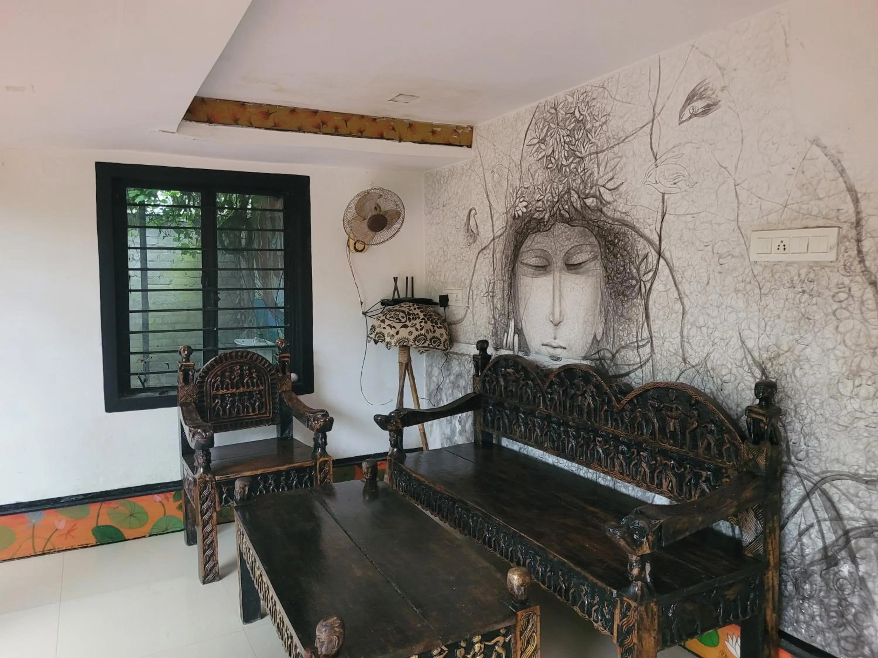 Dining area in Panchobon Art Resort