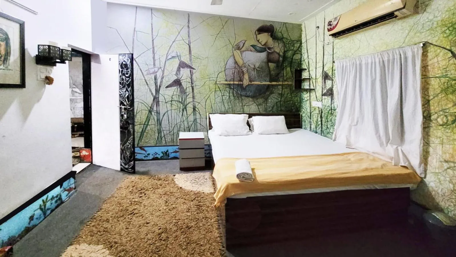 Bed in Panchobon Art Resort