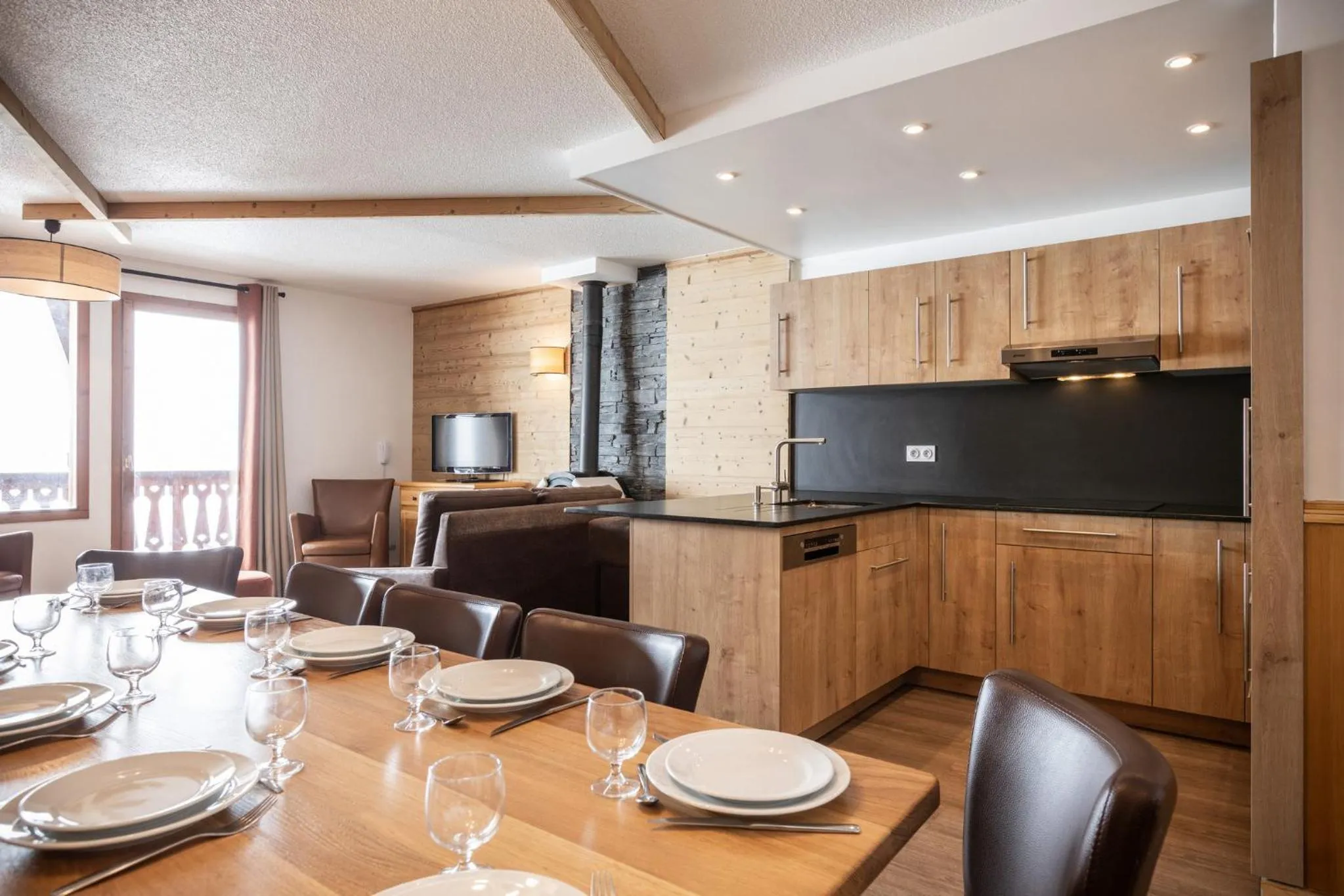 kitchen in Résidence Les Balcons de Val Chavière