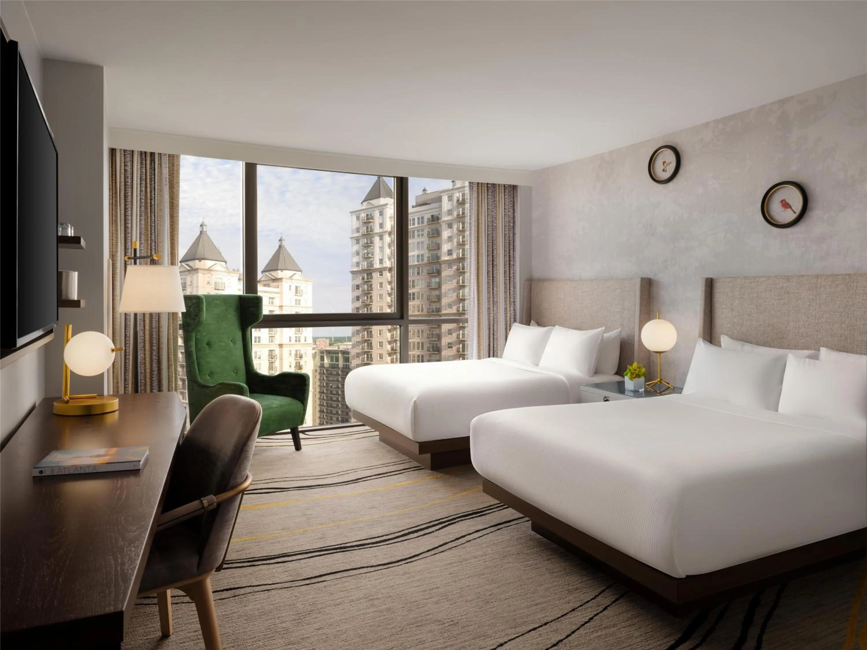 Bed in The Starling Atlanta Midtown, Curio Collection by Hilton