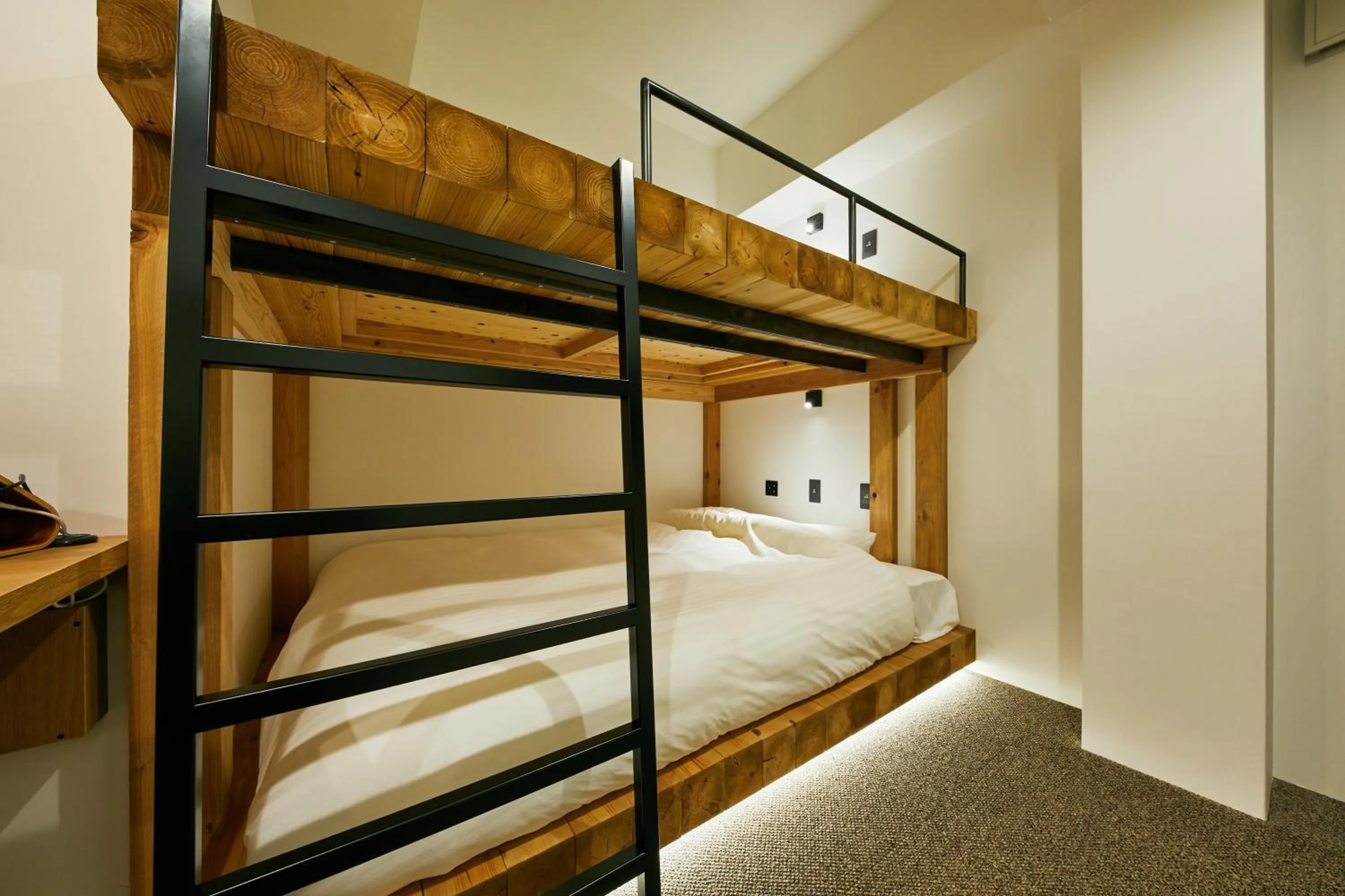 Bedroom, Bed in mizuka Daimyo 7 - unmanned hotel -