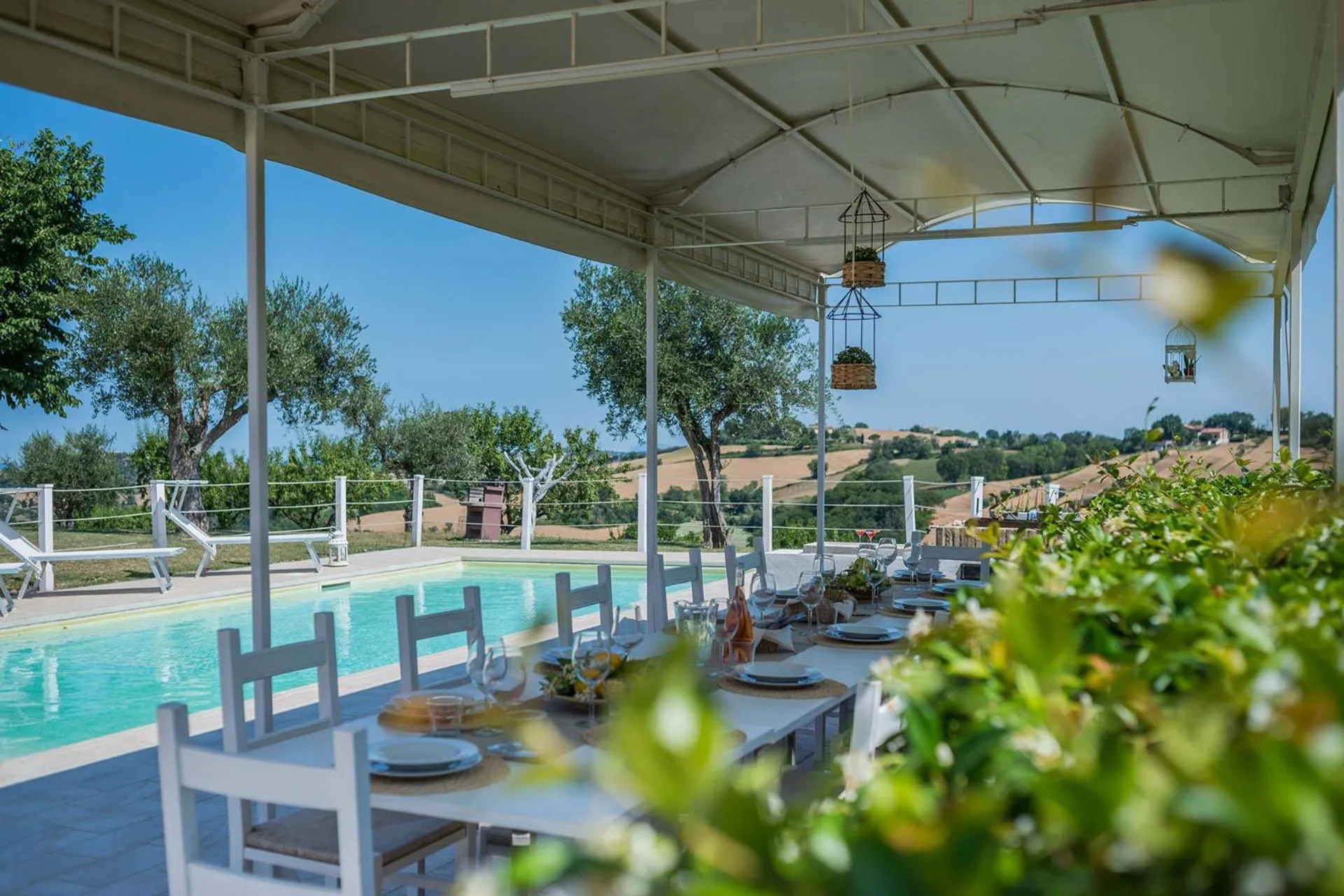Dining area in Casa Rossa