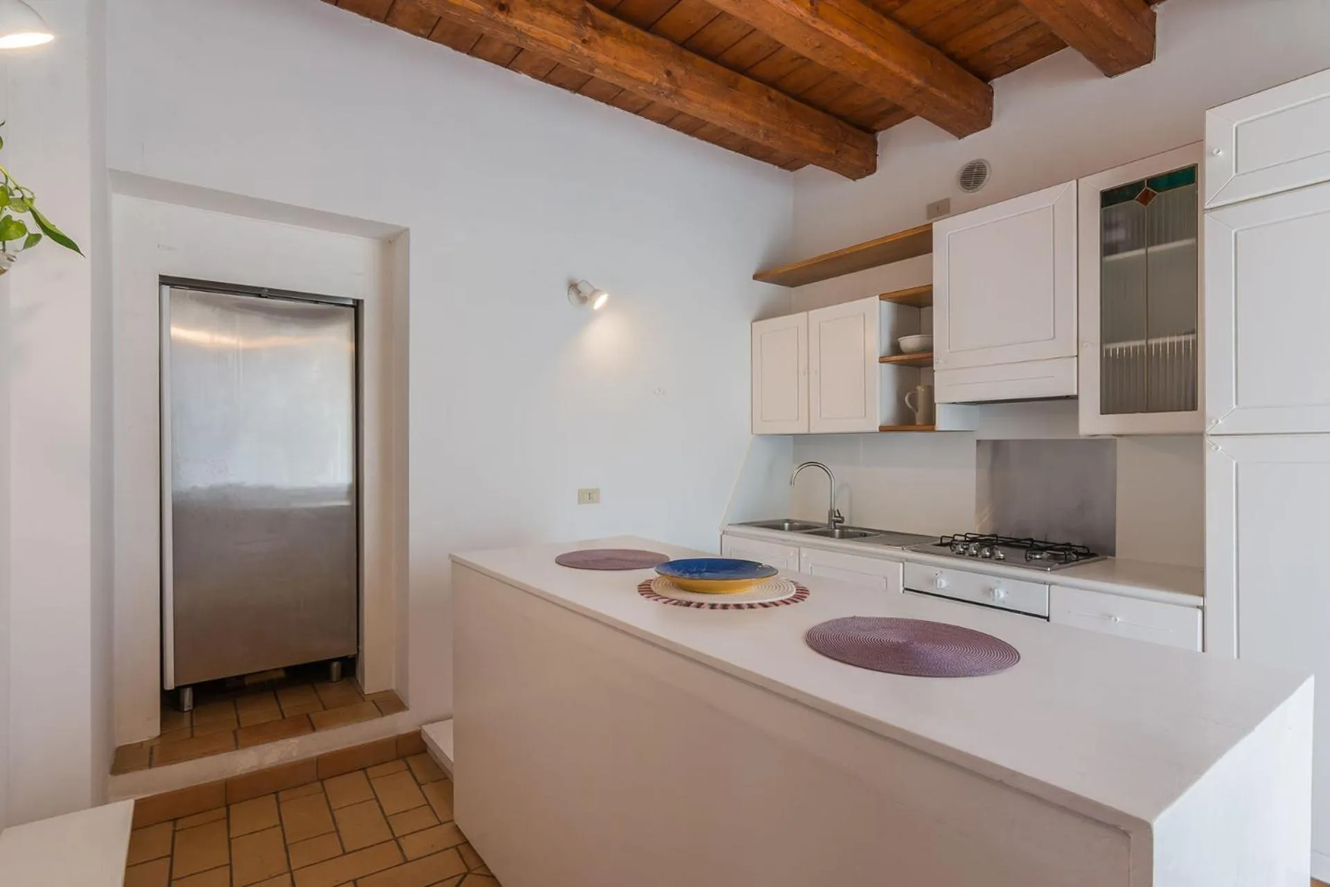 Kitchen or kitchenette in Casa Rossa