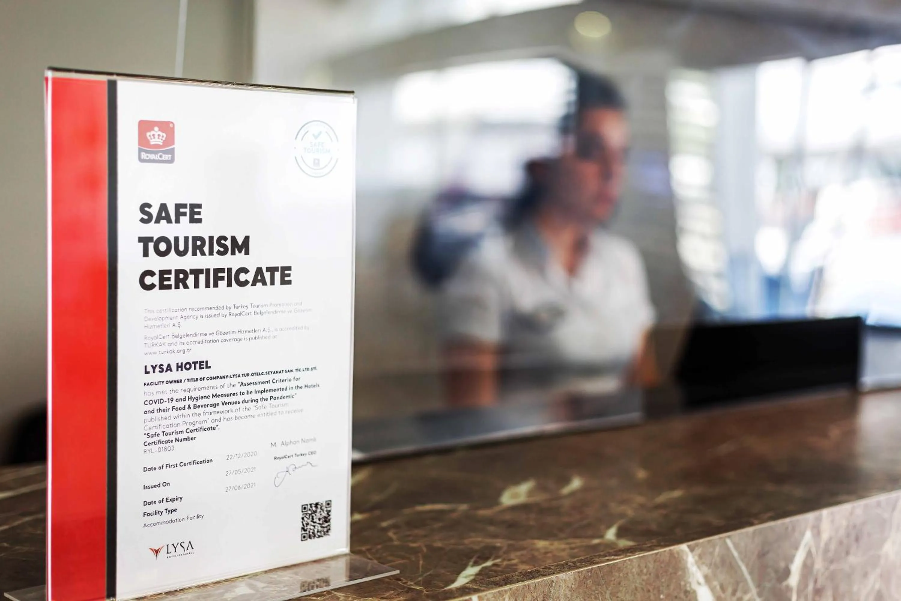 Staff in Marina Park Hotel