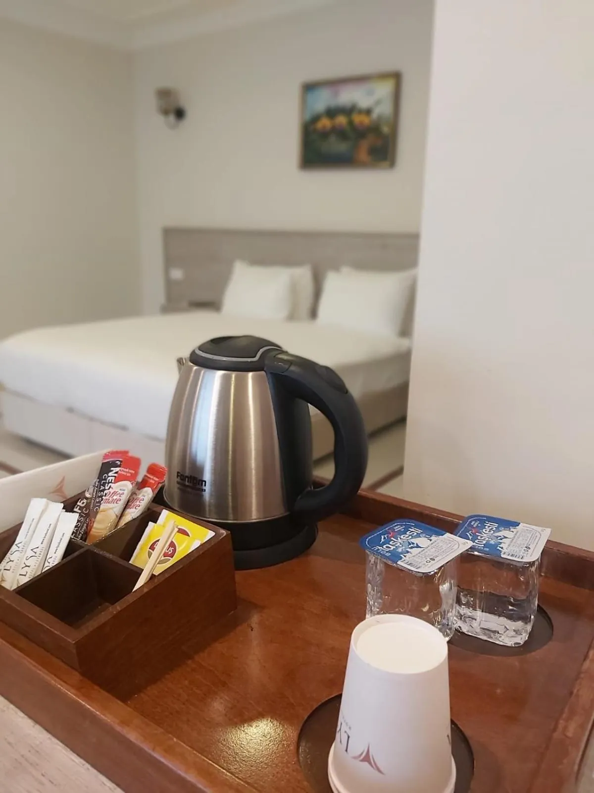 Bed in Marina Park Hotel