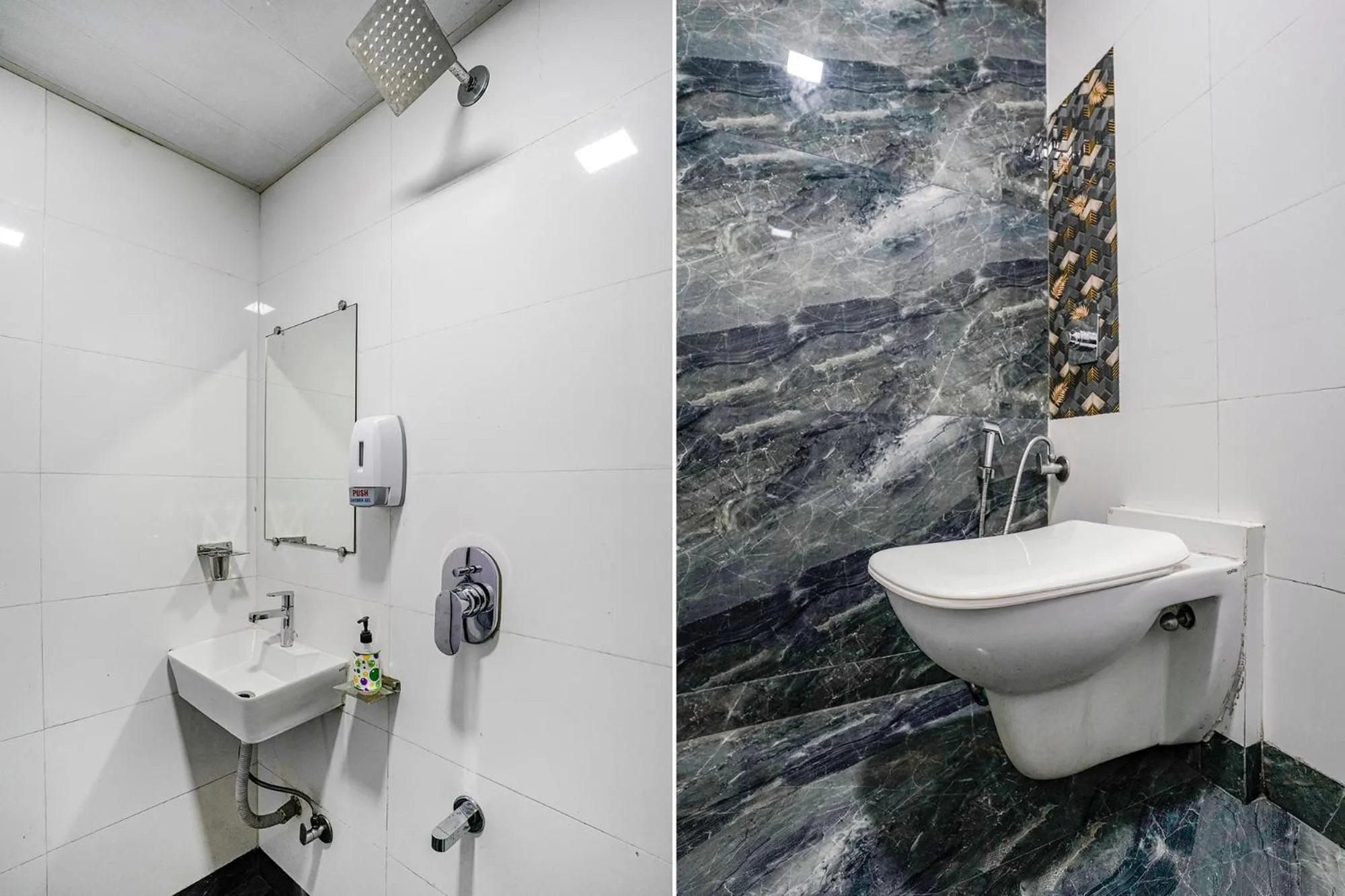 Bathroom in FabHotel Elvis Inn - Nr Mumbai International Airport