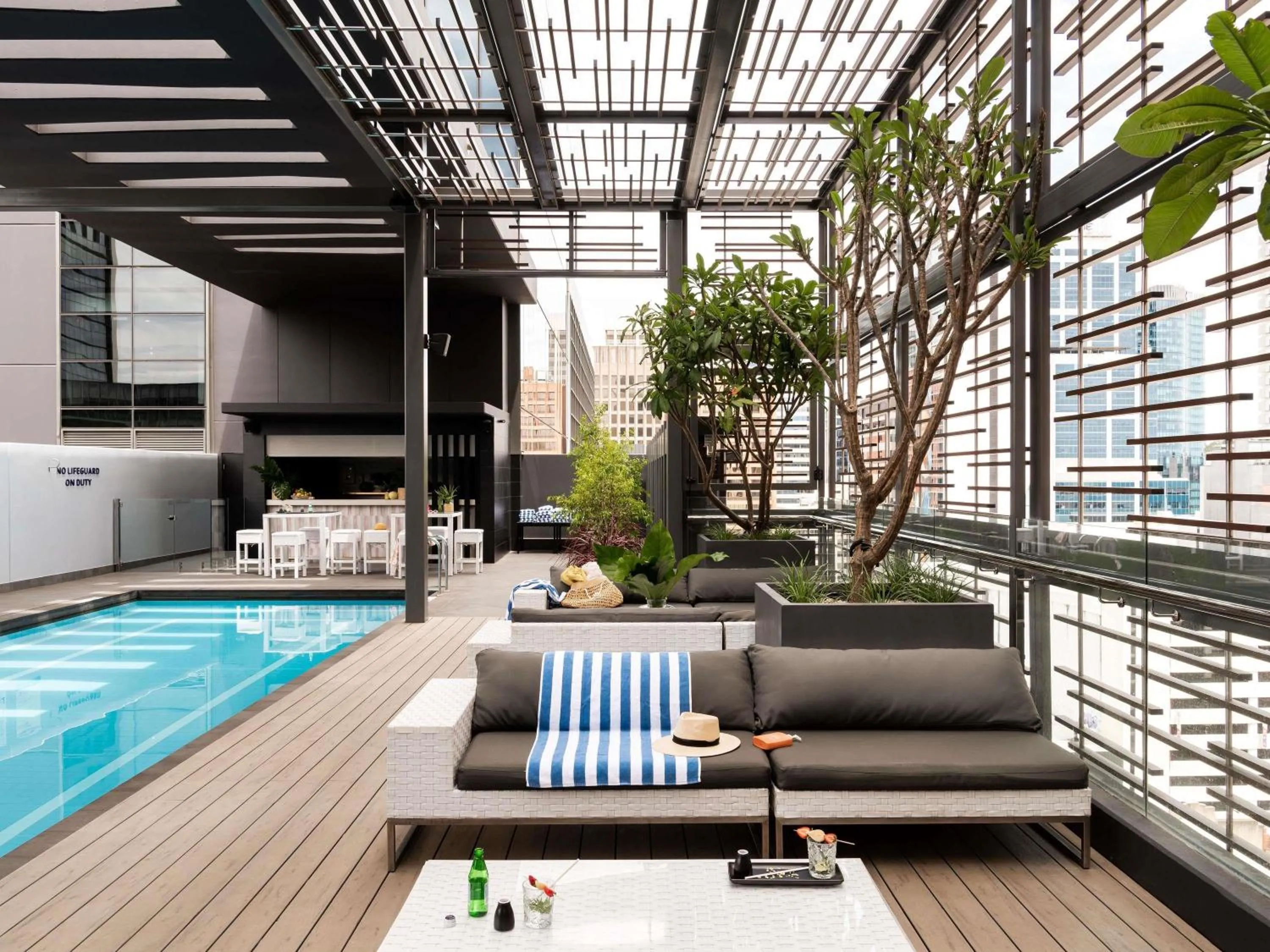 Pool view in Novotel Perth Murray Street