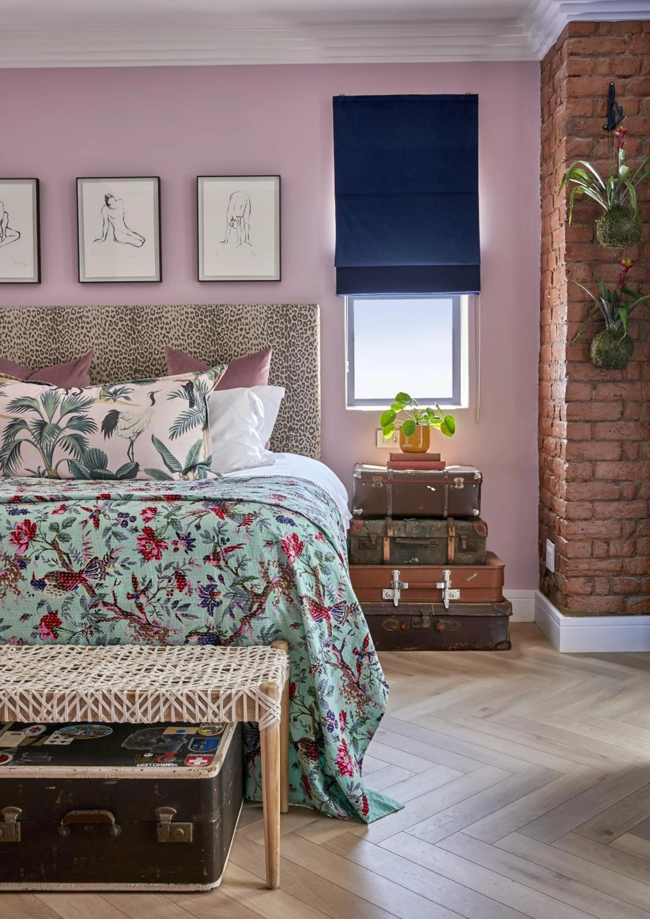 Bed in Pineapple House Boutique Hotel