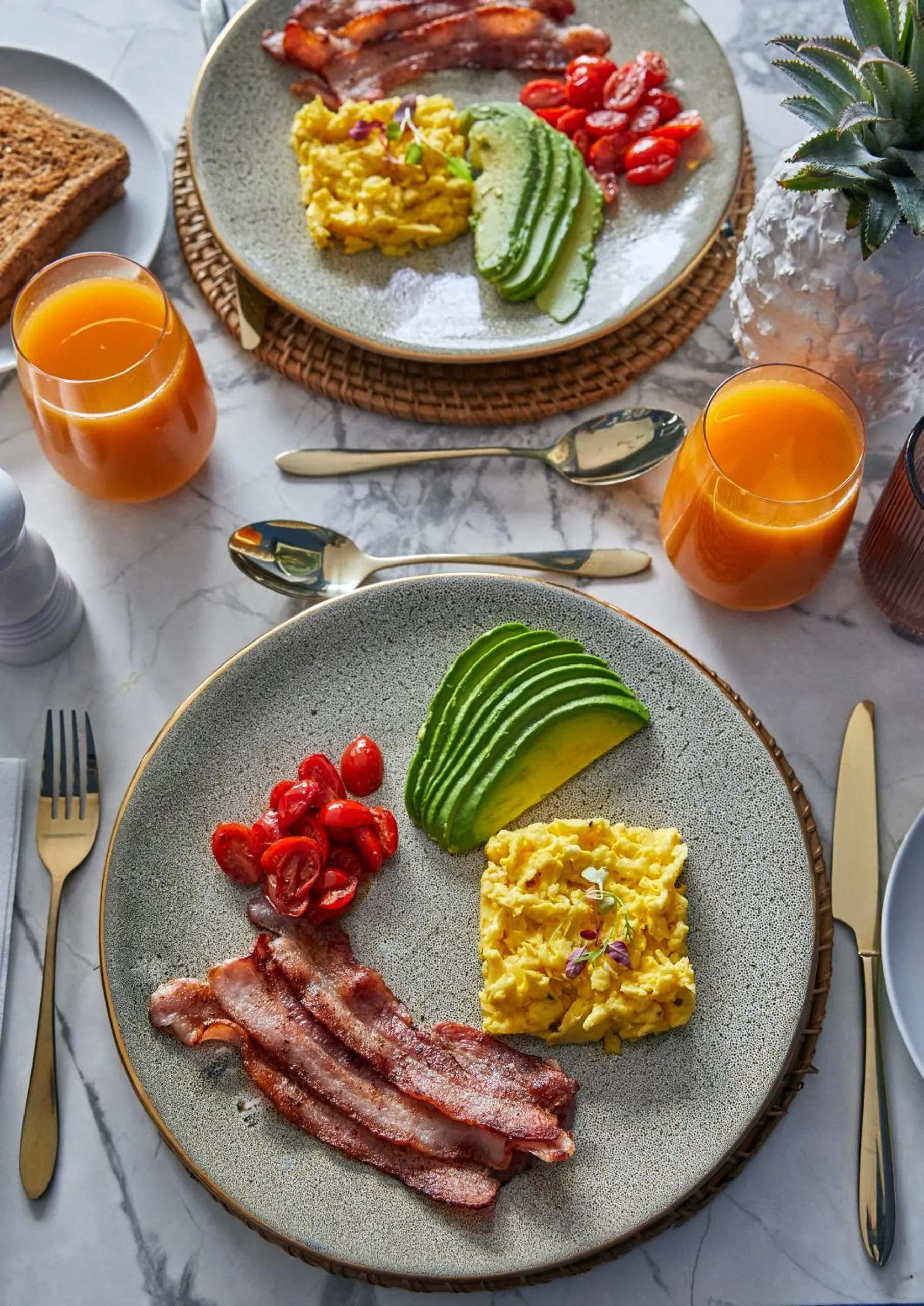 Breakfast in Pineapple House Boutique Hotel