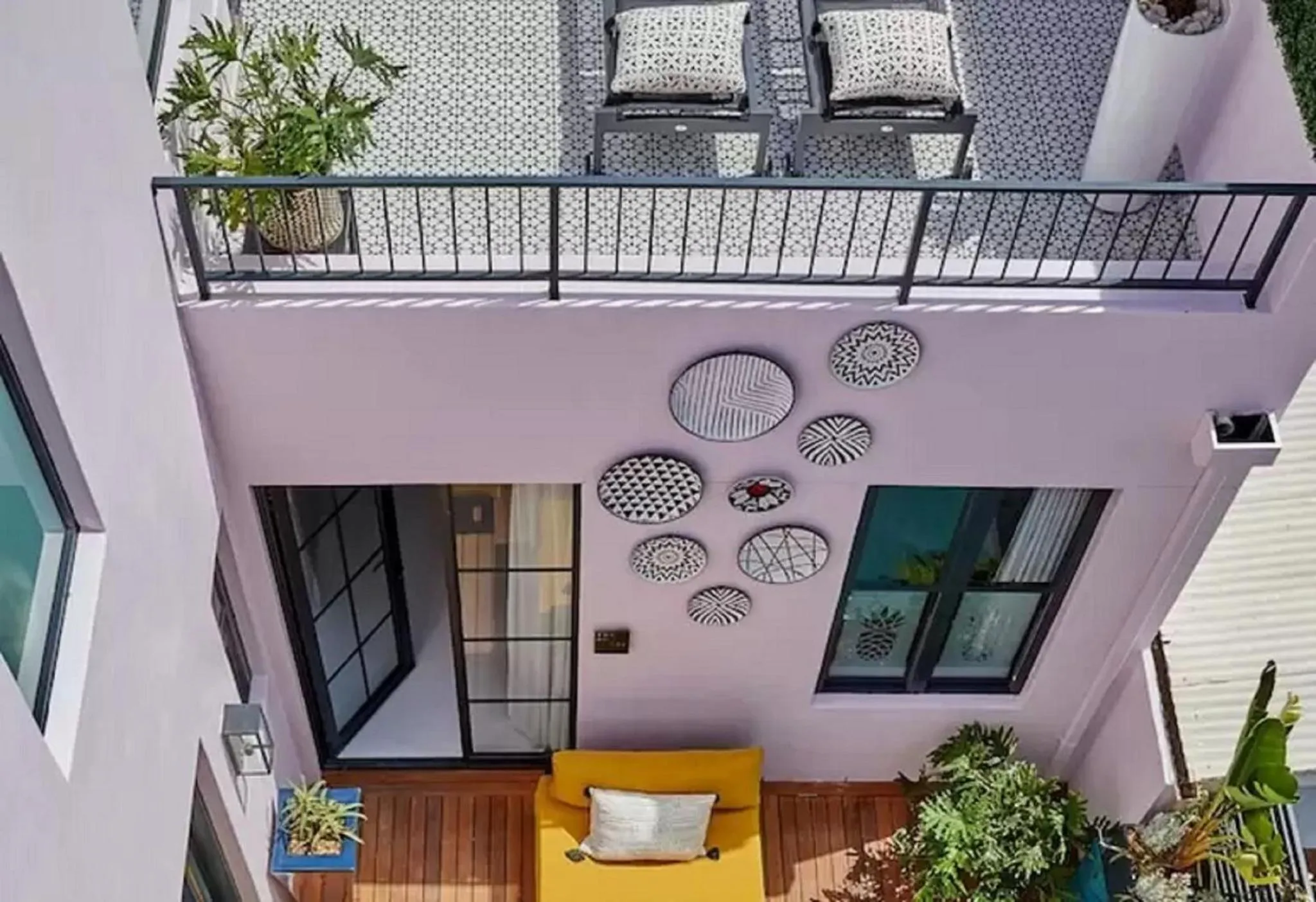 Patio in Pineapple House Boutique Hotel