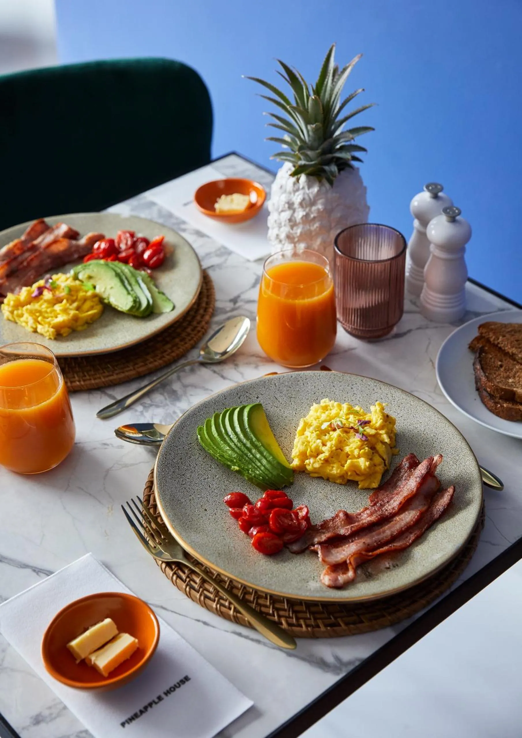 Breakfast in Pineapple House Boutique Hotel