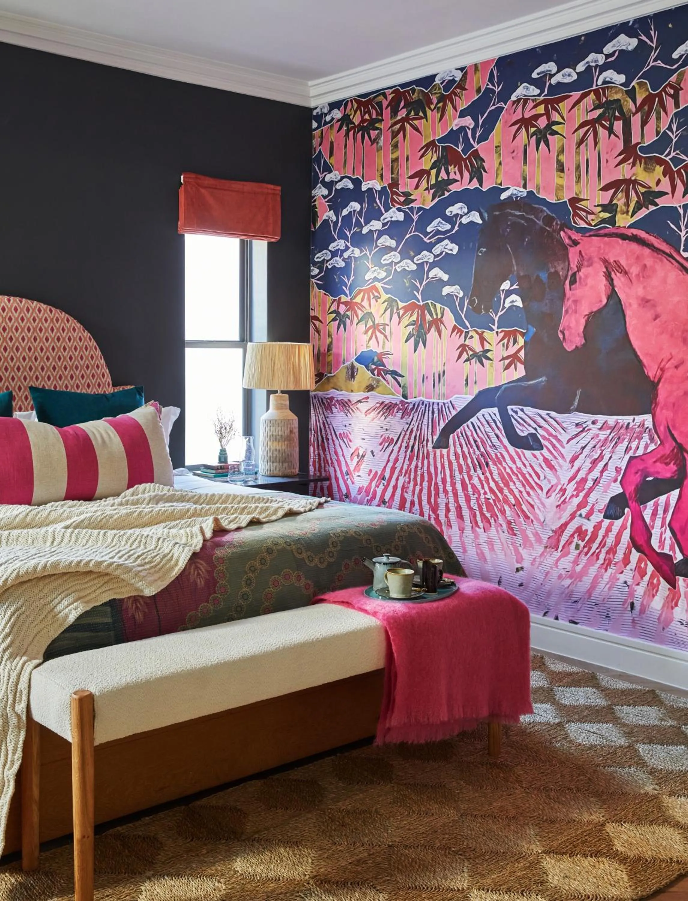 Decorative detail, Bed in Pineapple House Boutique Hotel