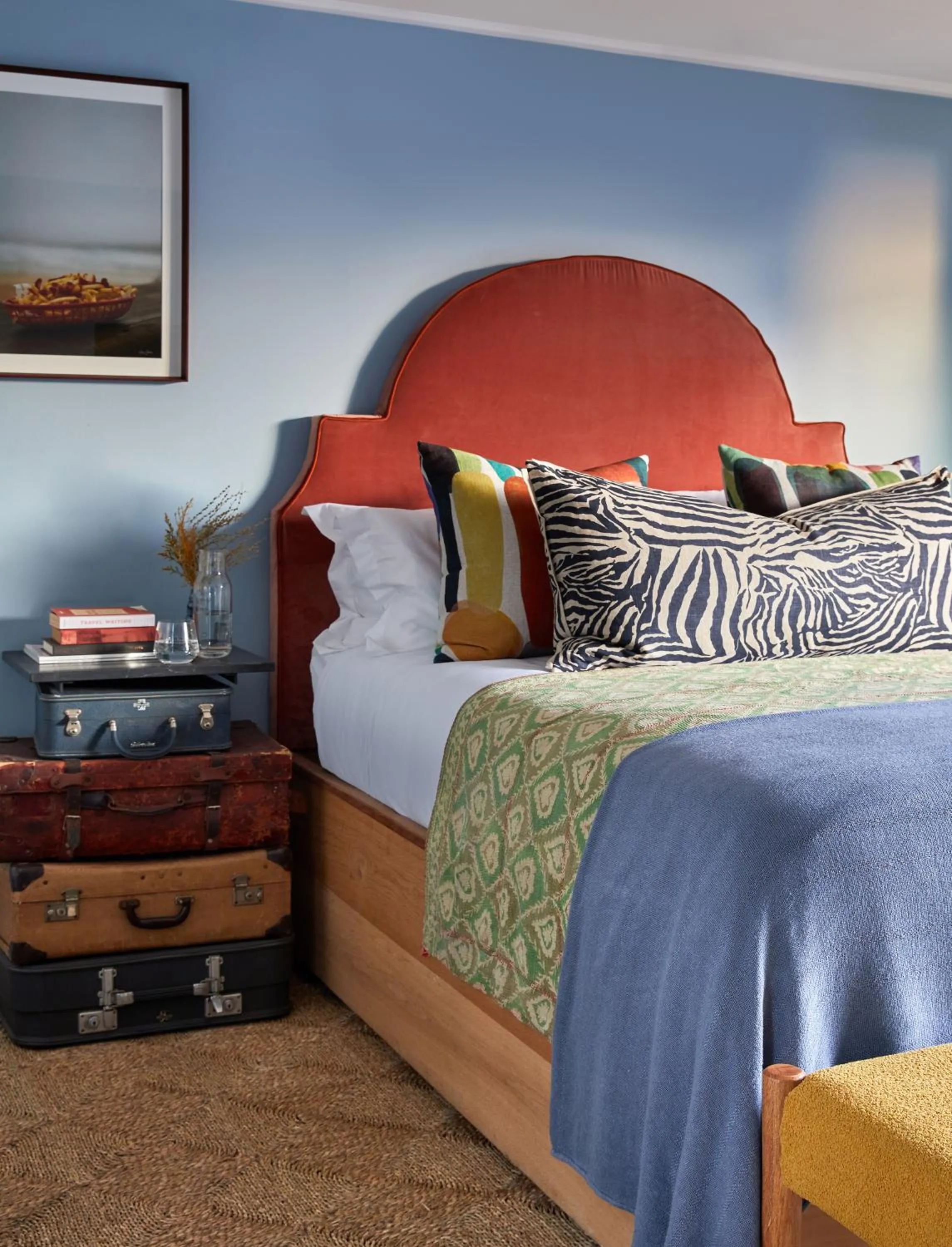 Bed in Pineapple House Boutique Hotel