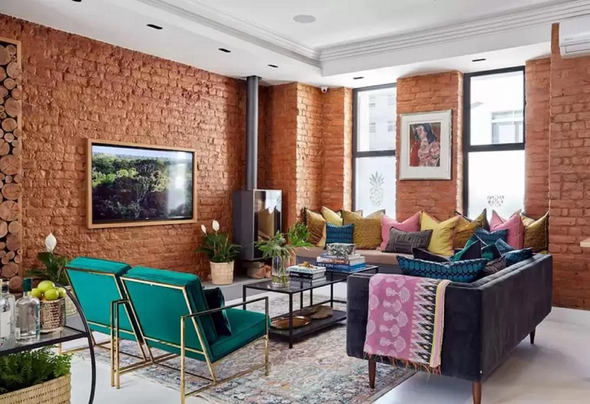 Living room in Pineapple House Boutique Hotel