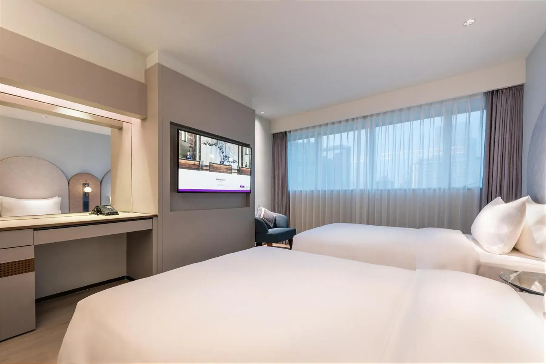 Superior Twin Room in Mercure Fuzhou Downtown Superior Twin Room in Mercure Fuzhou Downtown