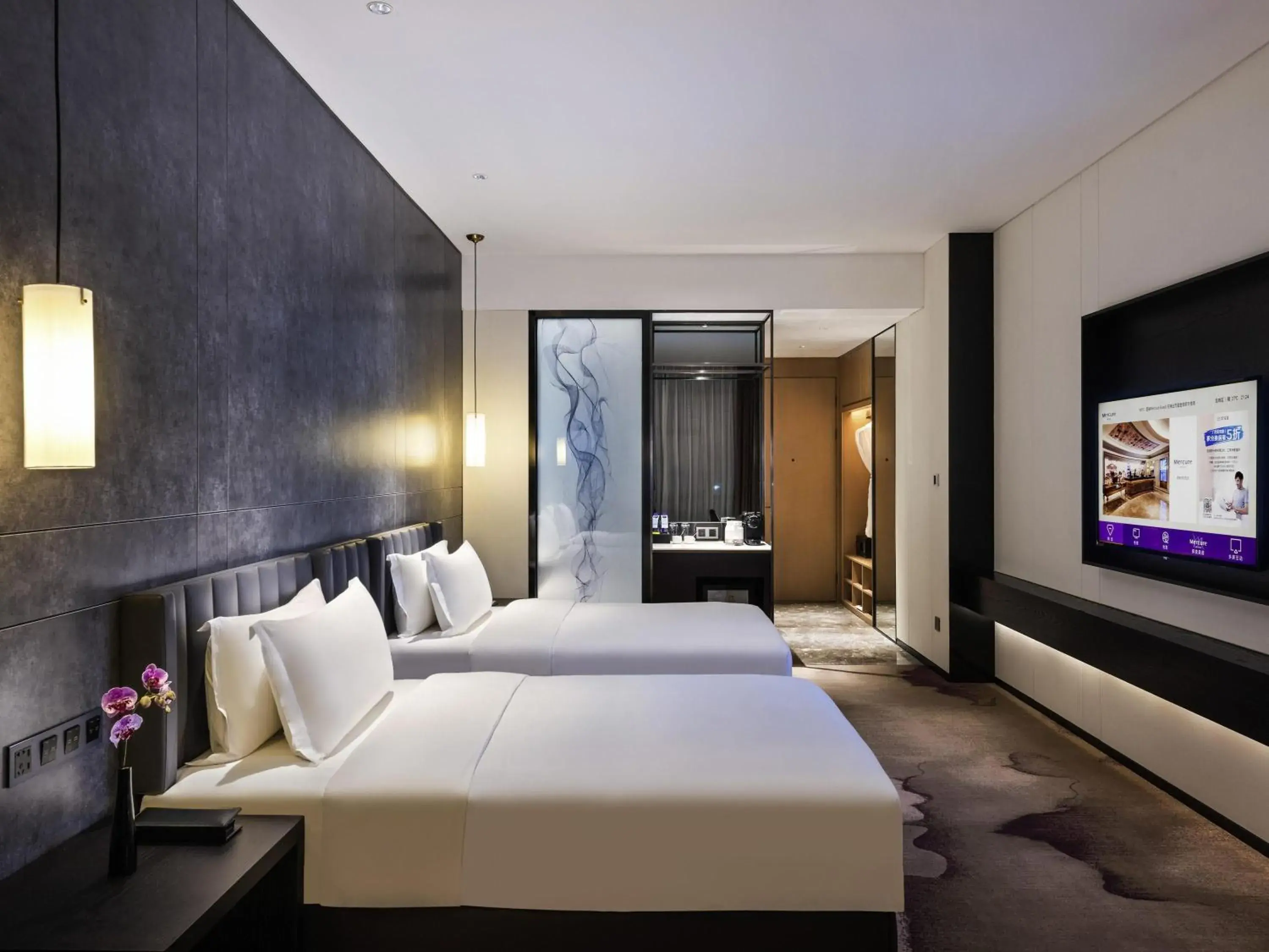 Standard Twin Room in Mercure Shenzhen Longgang Standard Twin Room in Mercure Shenzhen Longgang