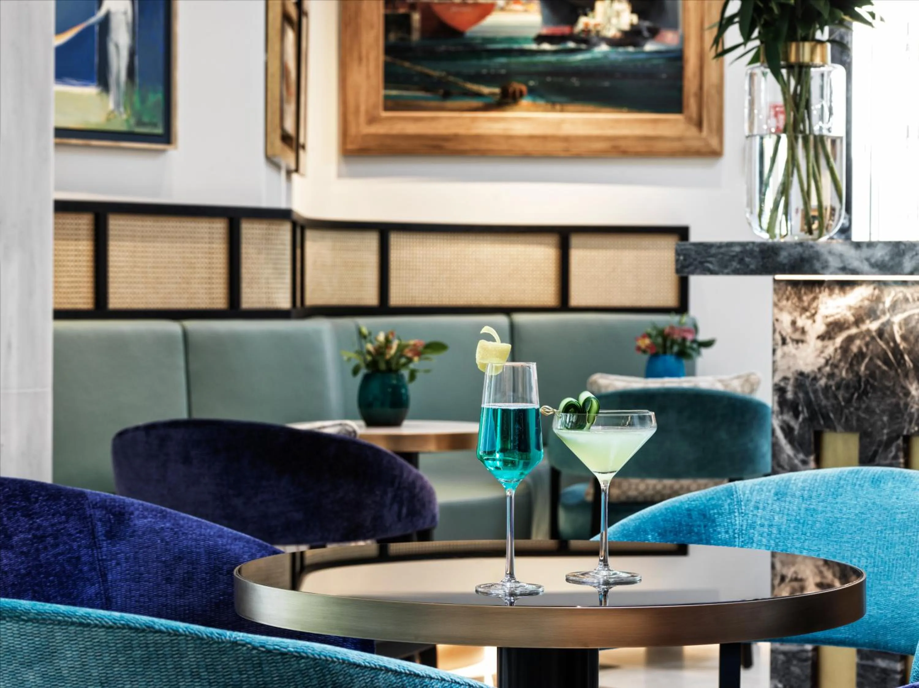 Lounge or bar in Athens Capital Center Hotel - MGallery Collection