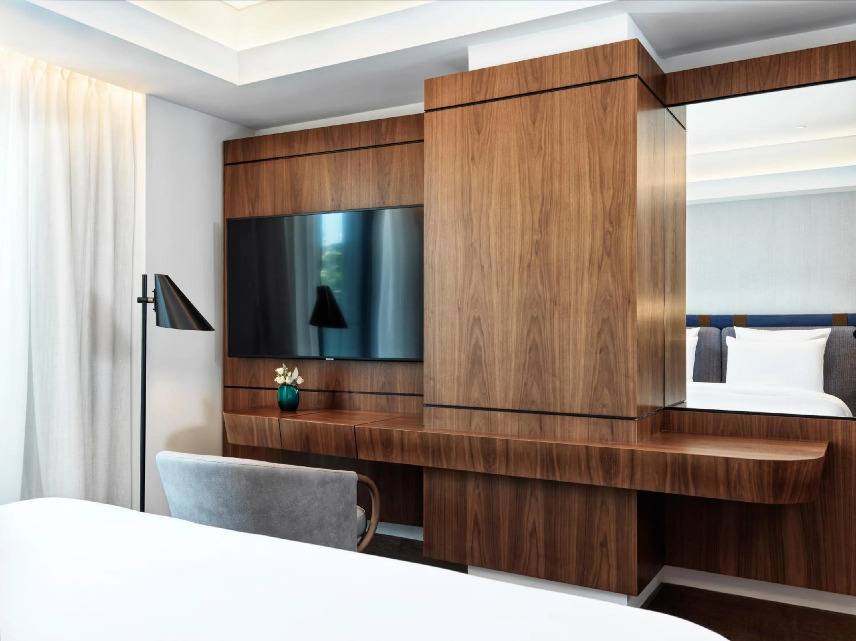 TV and multimedia, Bed in Athens Capital Center Hotel - MGallery Collection