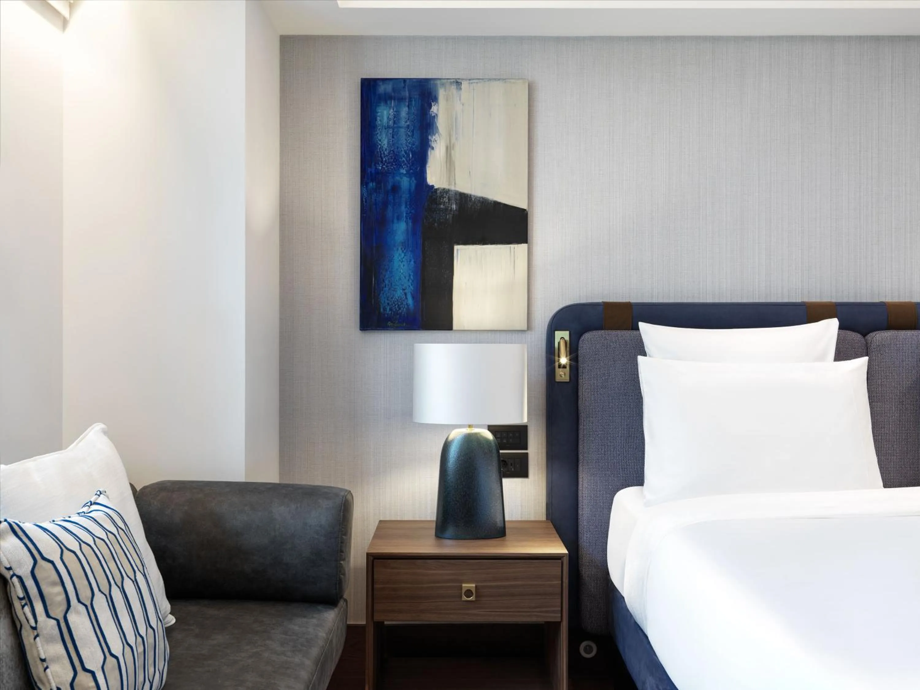 Bed in Athens Capital Center Hotel - MGallery Collection