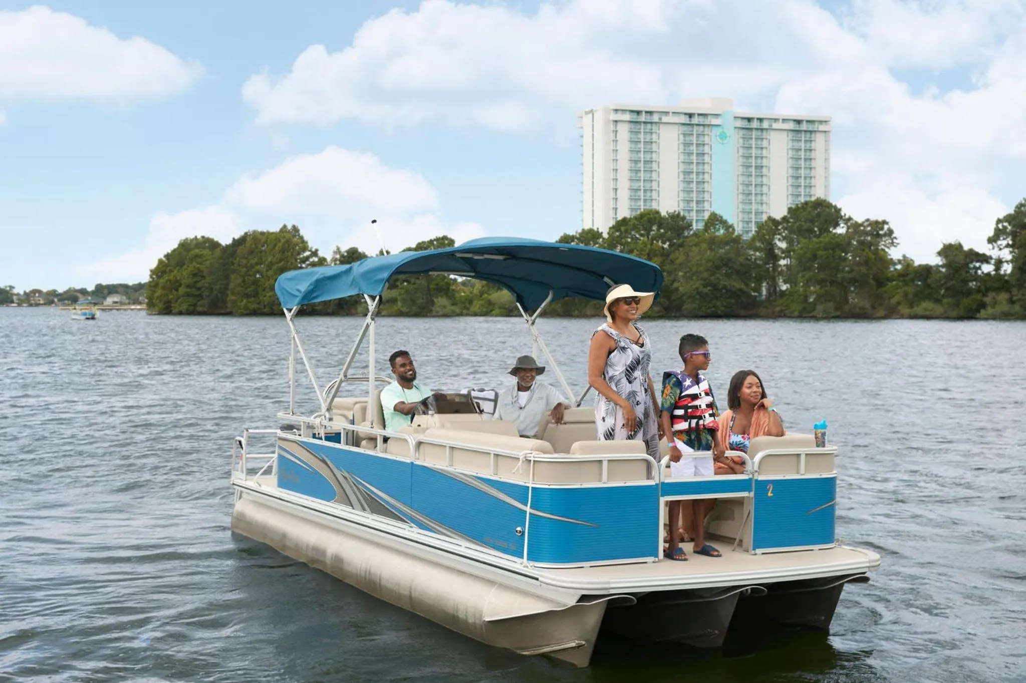 Lake view in Margaritaville Lake Resort, Lake Conroe