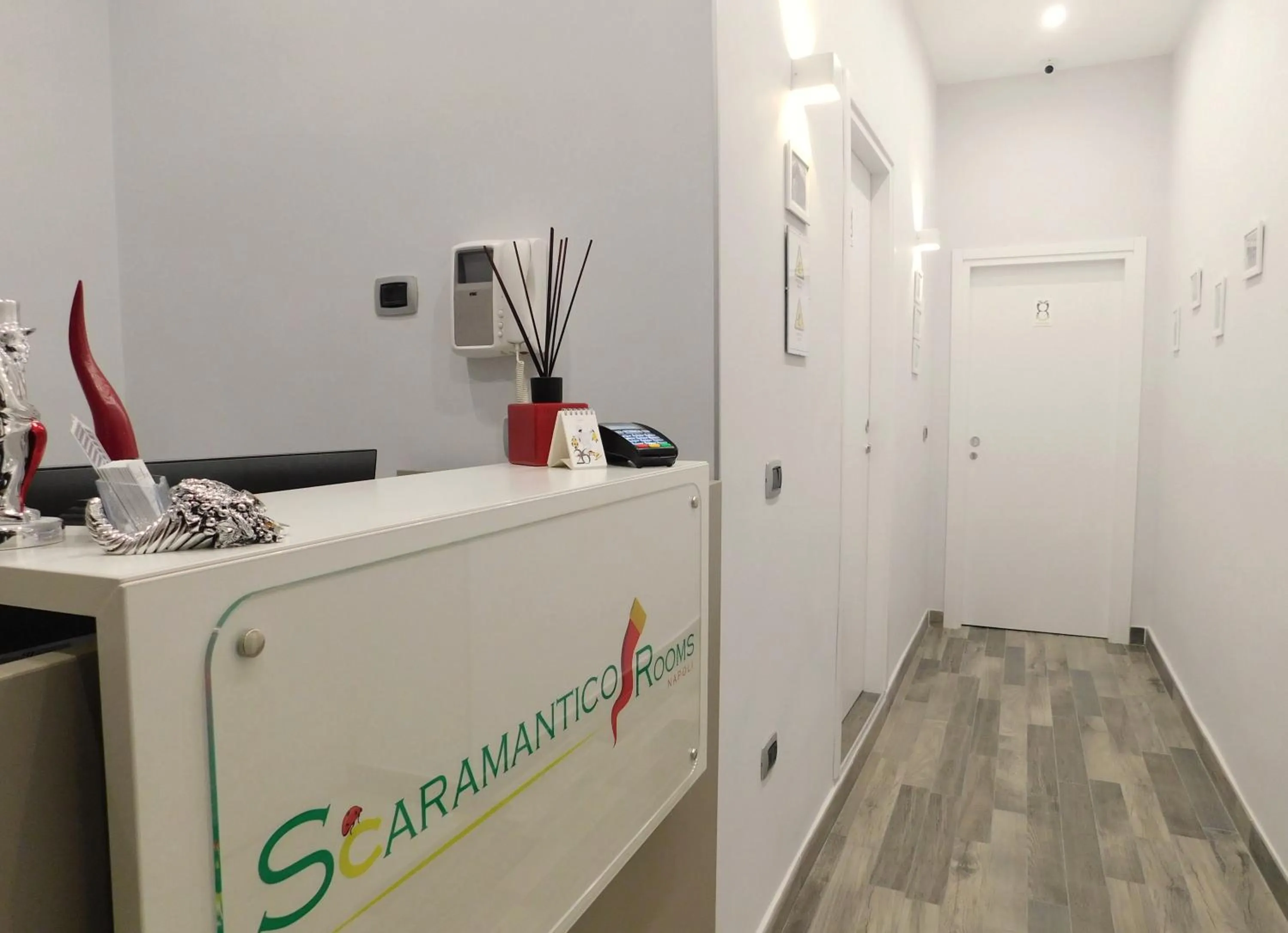 Lobby or reception in Scaramantico Rooms