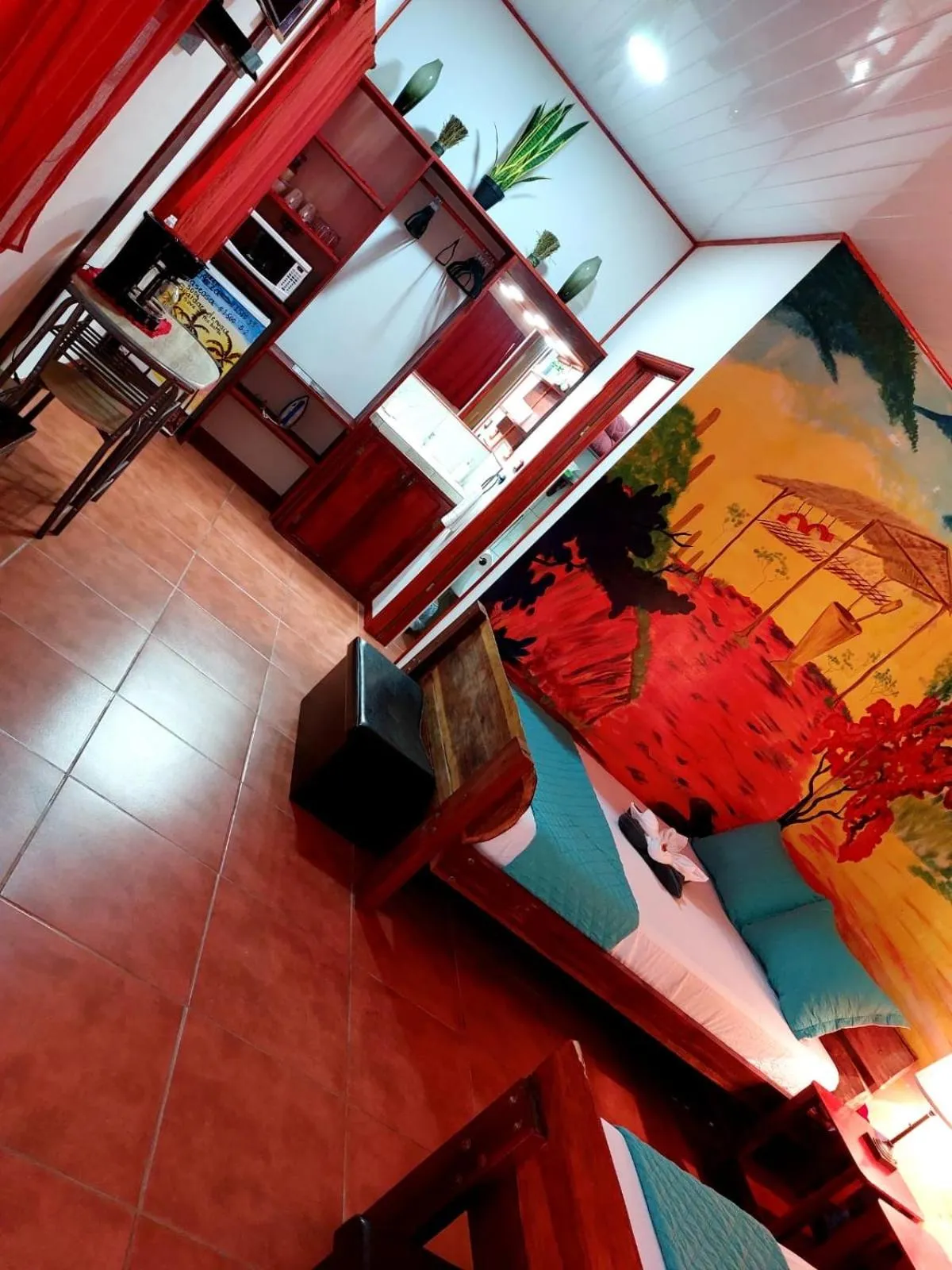 Bed in Hotel Casa Vito Beachfront