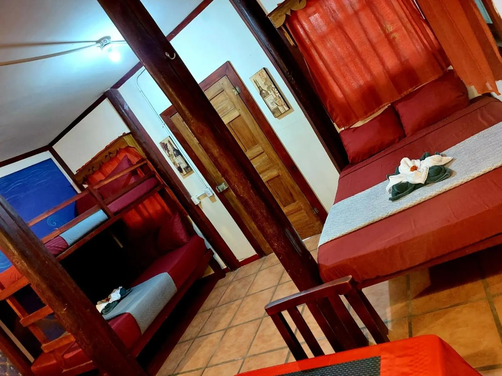 Bed in Hotel Casa Vito Beachfront