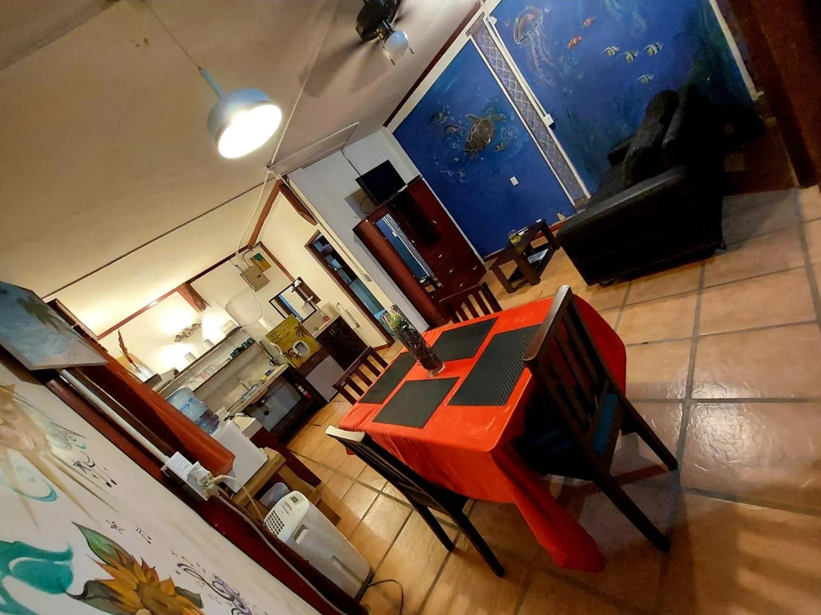 kitchen in Hotel Casa Vito Beachfront