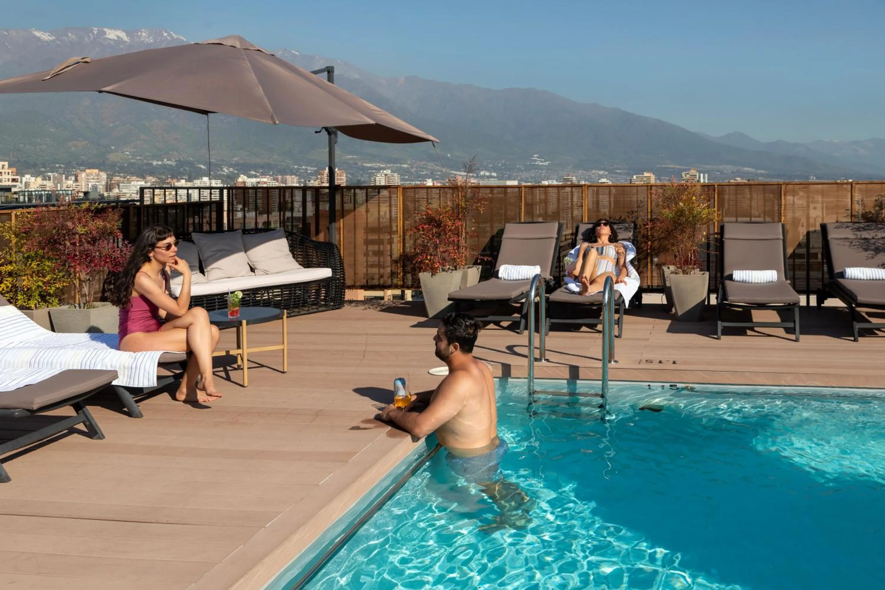 Mountain view in The Place