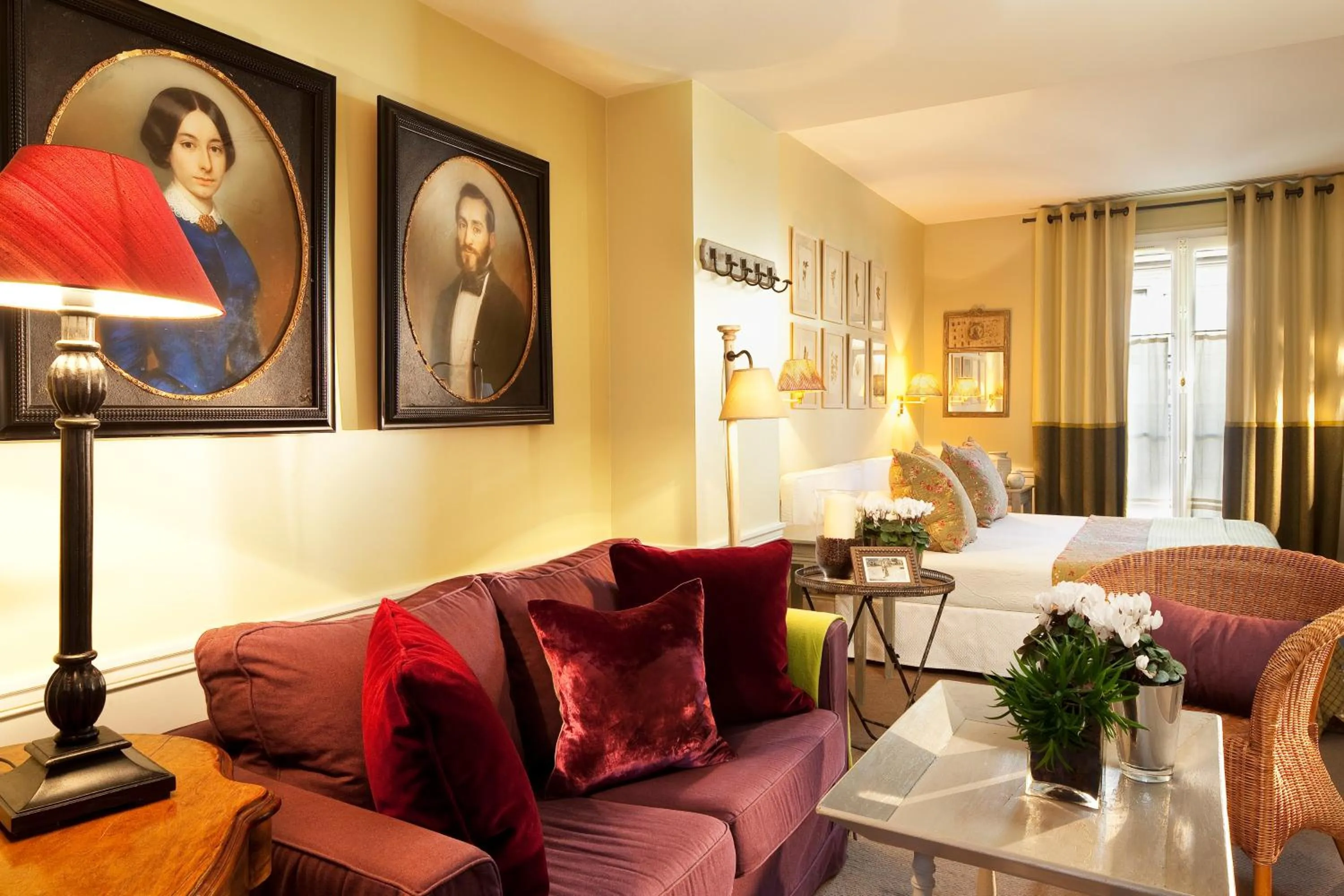 Photo of the whole room, Bed in Hôtel Sainte-Beuve