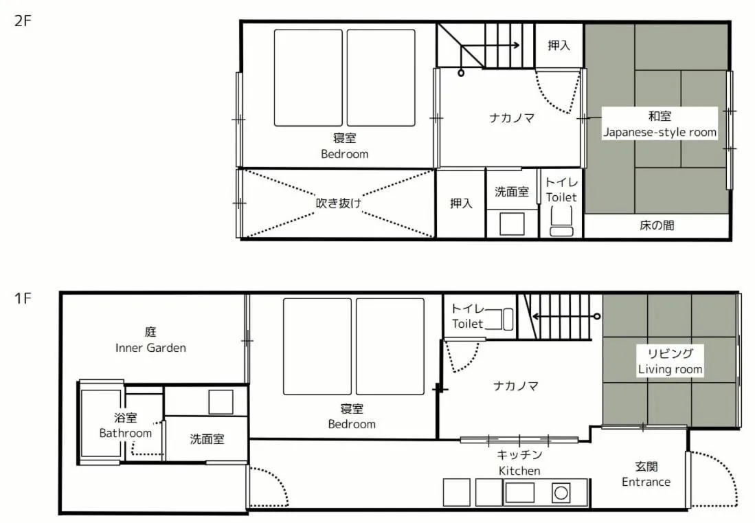 Floor plan in Tsumugi Hachijominamotocho