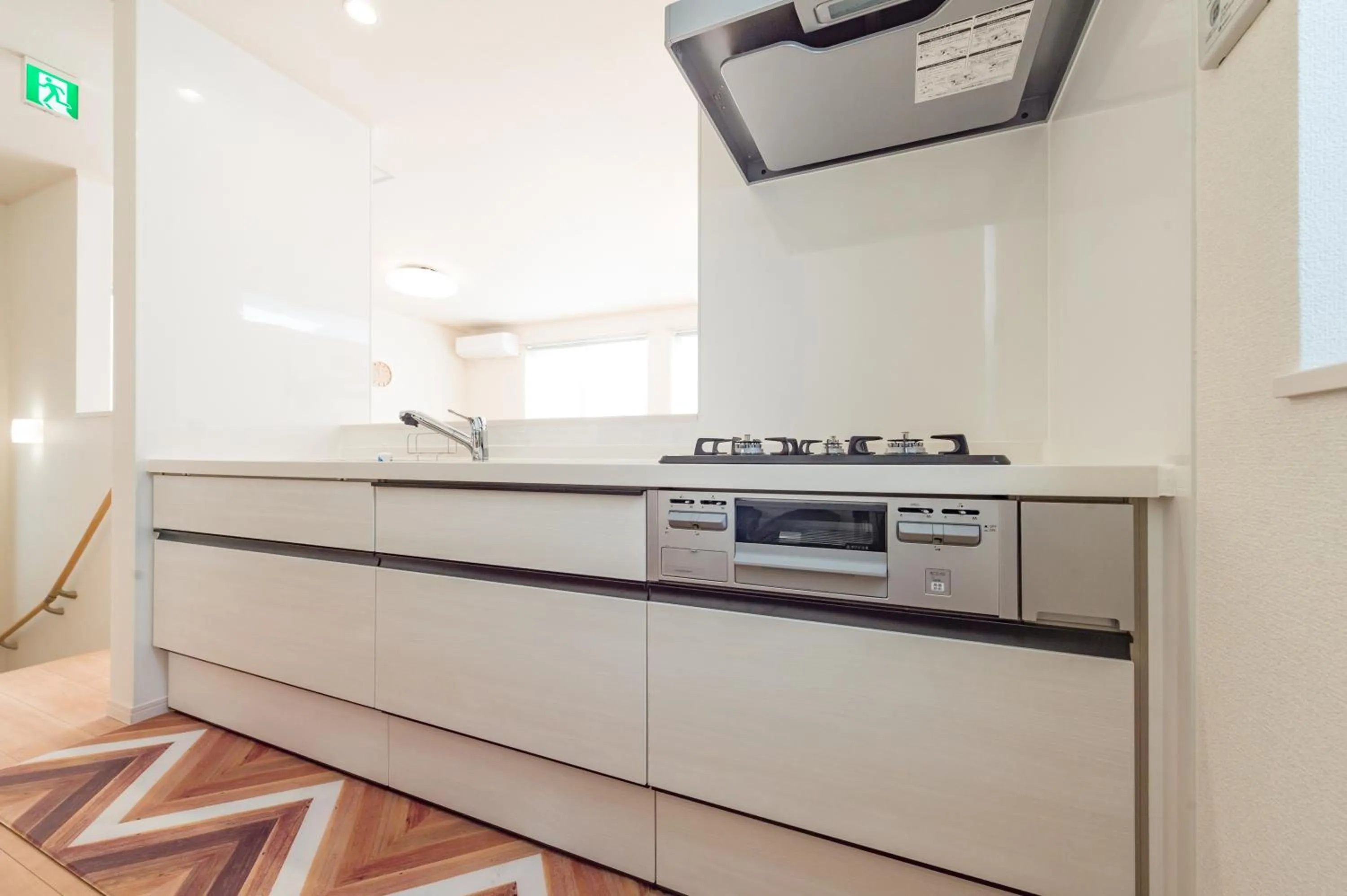 Kitchen or kitchenette in Riverside Yofuke AFP Villa