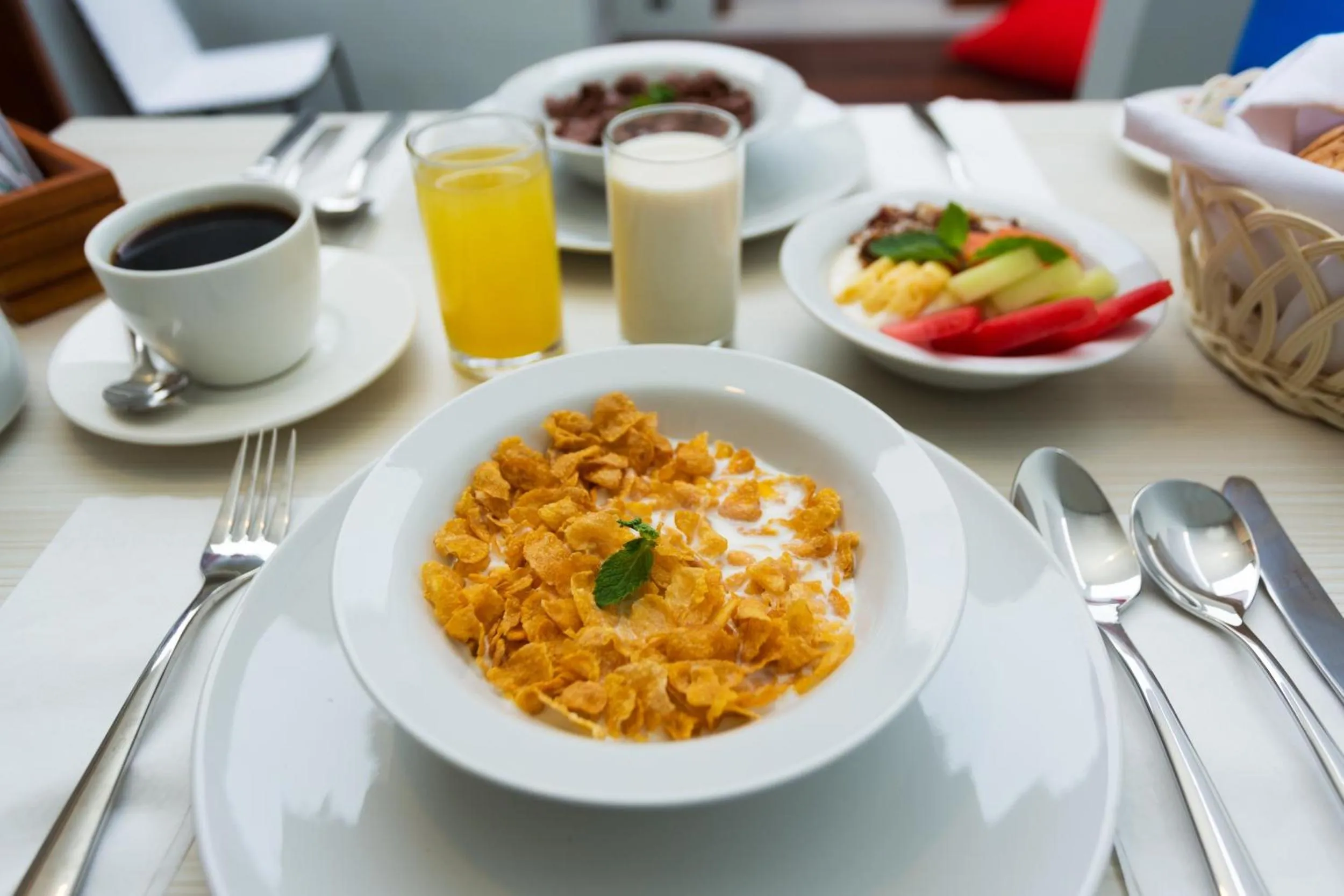 Continental breakfast in Radea Villa