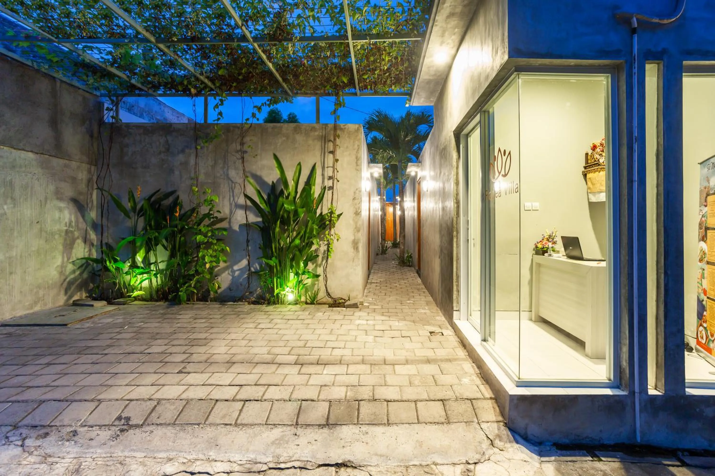 Facade/entrance in Radea Villa