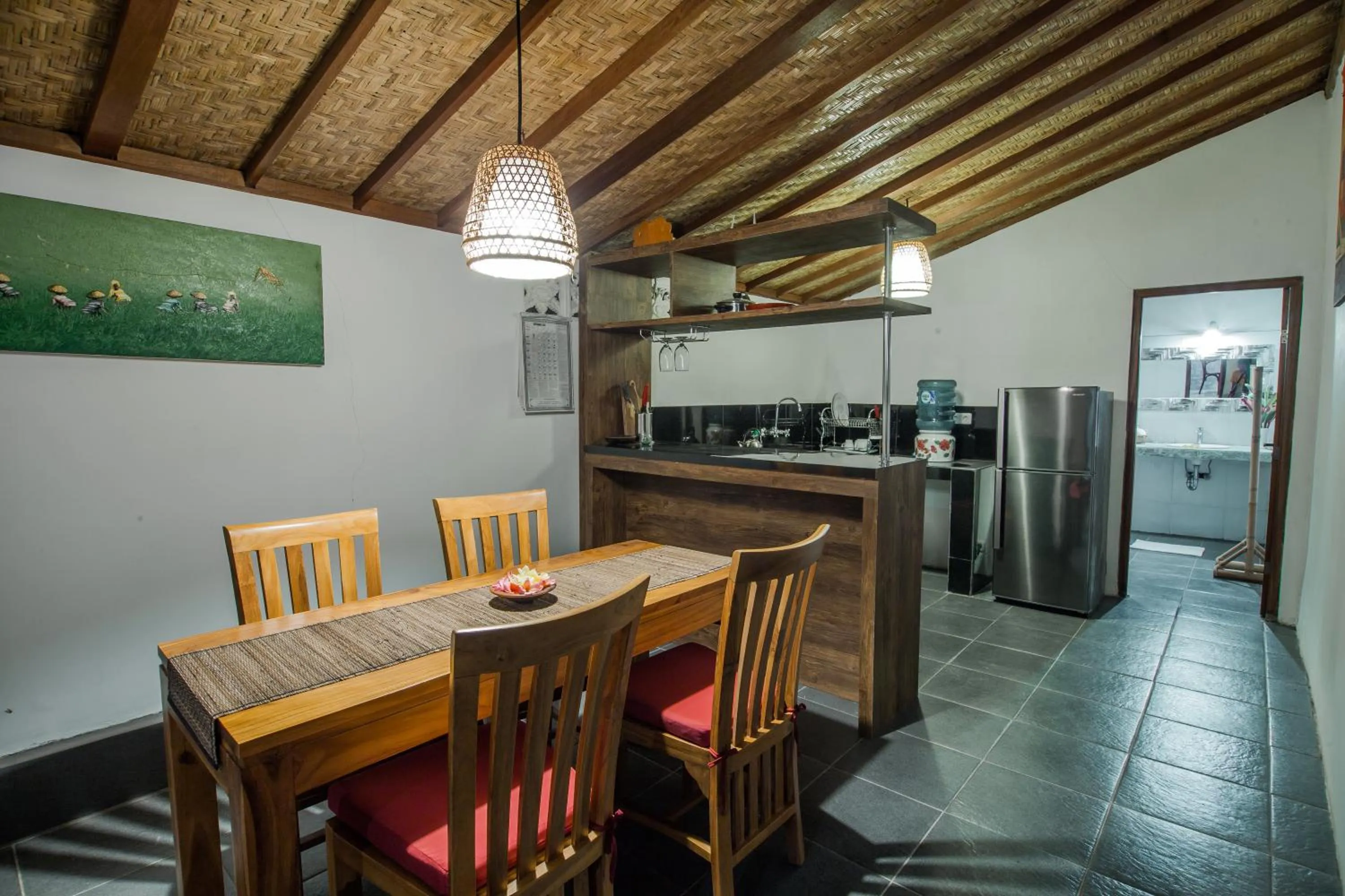 Dining area in Abimana Ubud