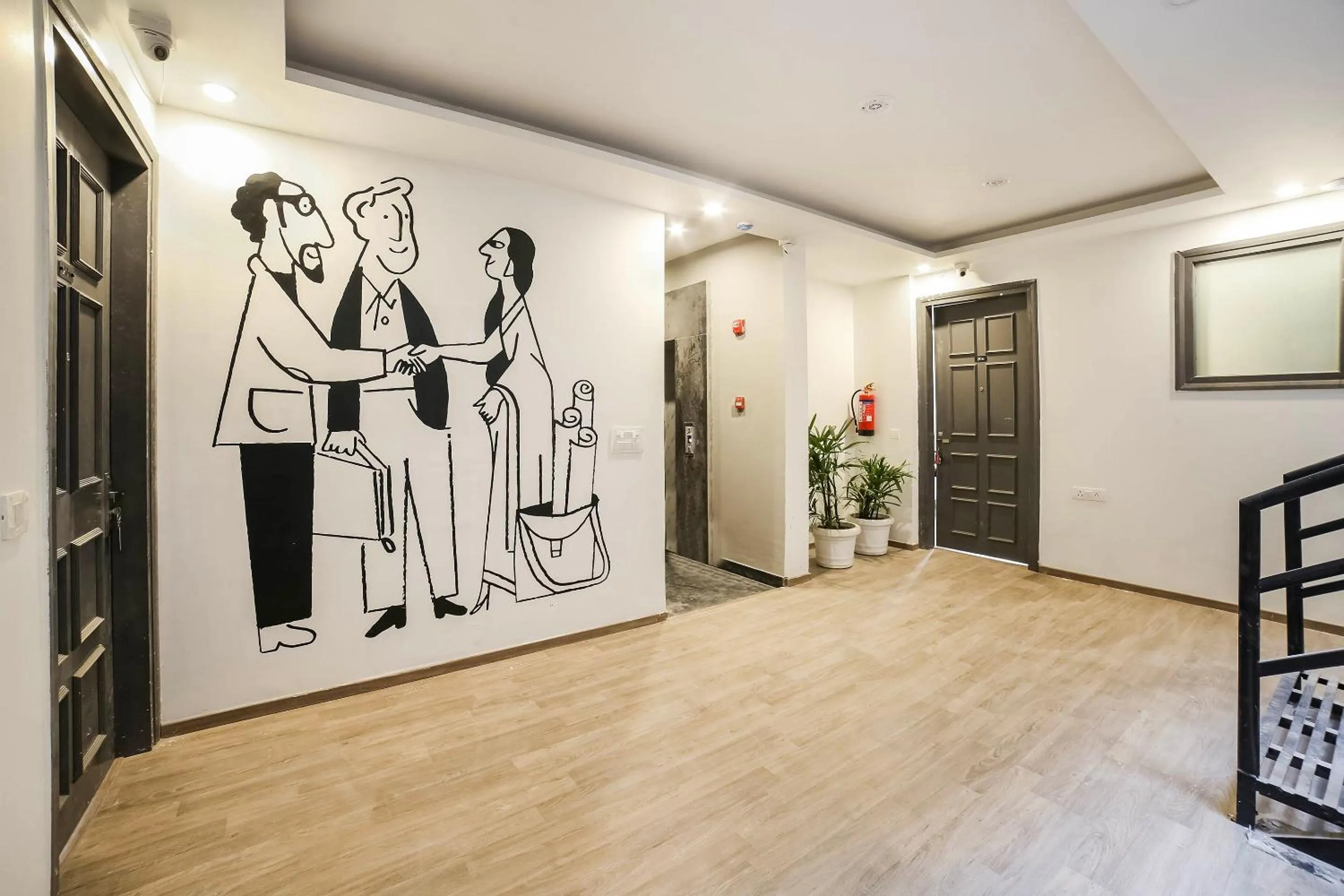 Lobby or reception in Townhouse Sector 46 Gurgaon Near Appu Ghar