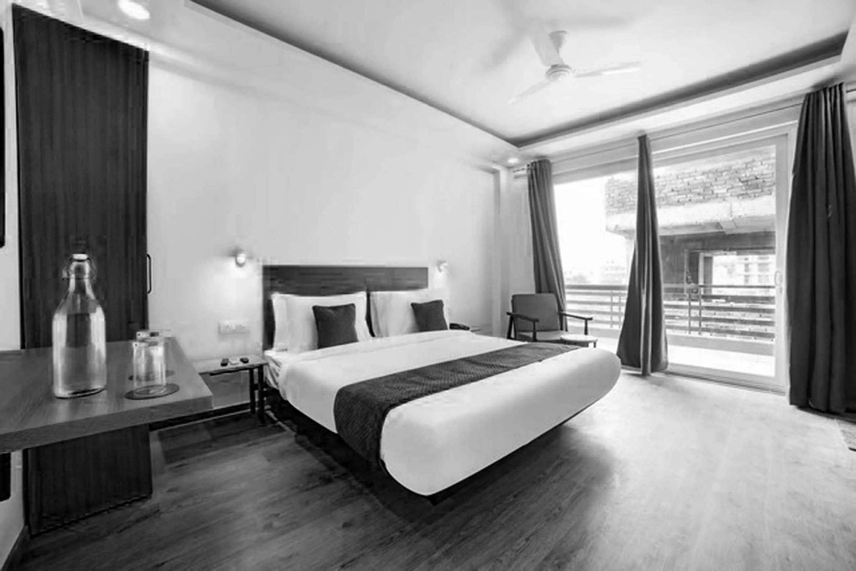 Bedroom, Bed in Townhouse Sector 46 Gurgaon Near Appu Ghar