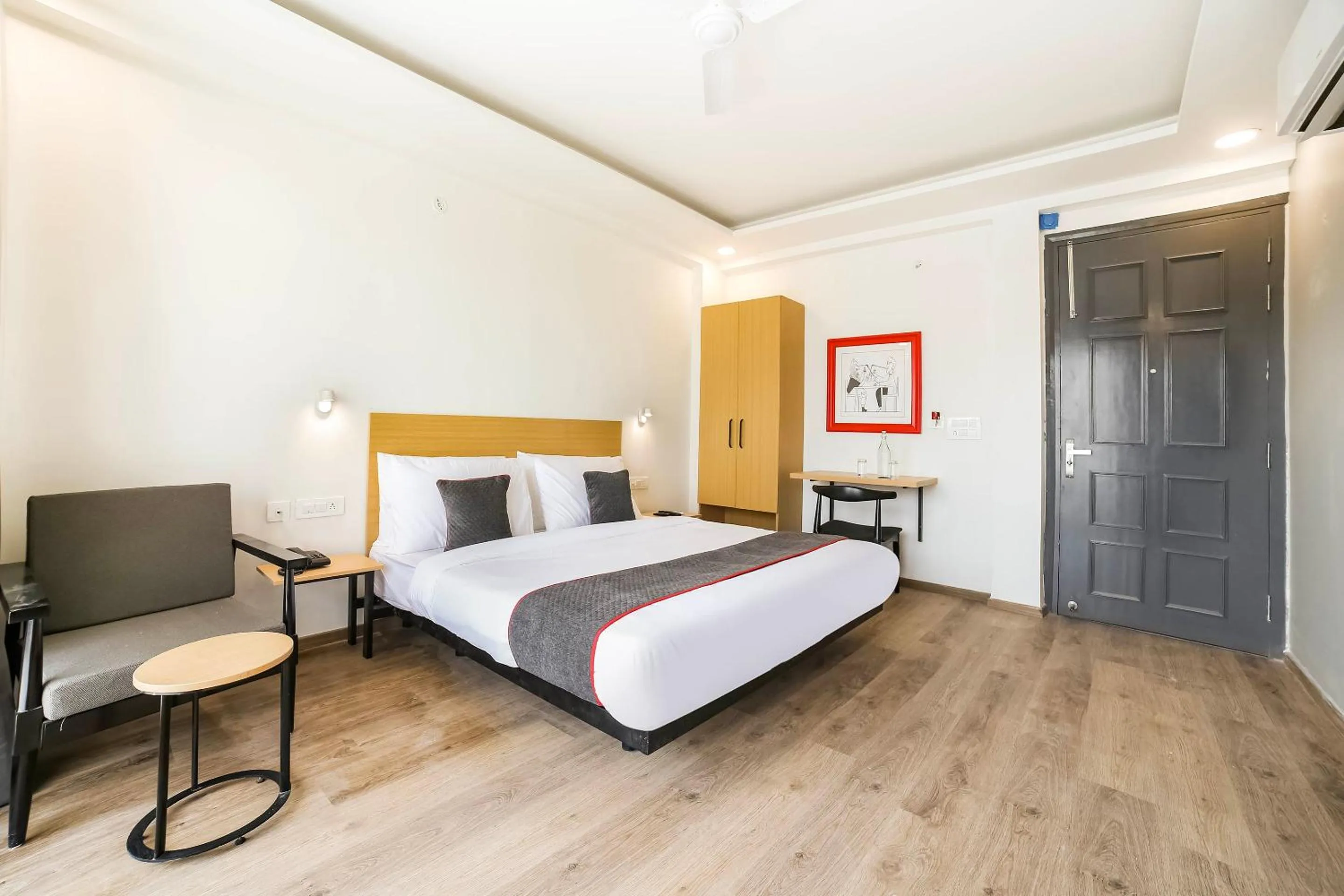 Bedroom, Bed in Townhouse Sector 46 Gurgaon Near Appu Ghar