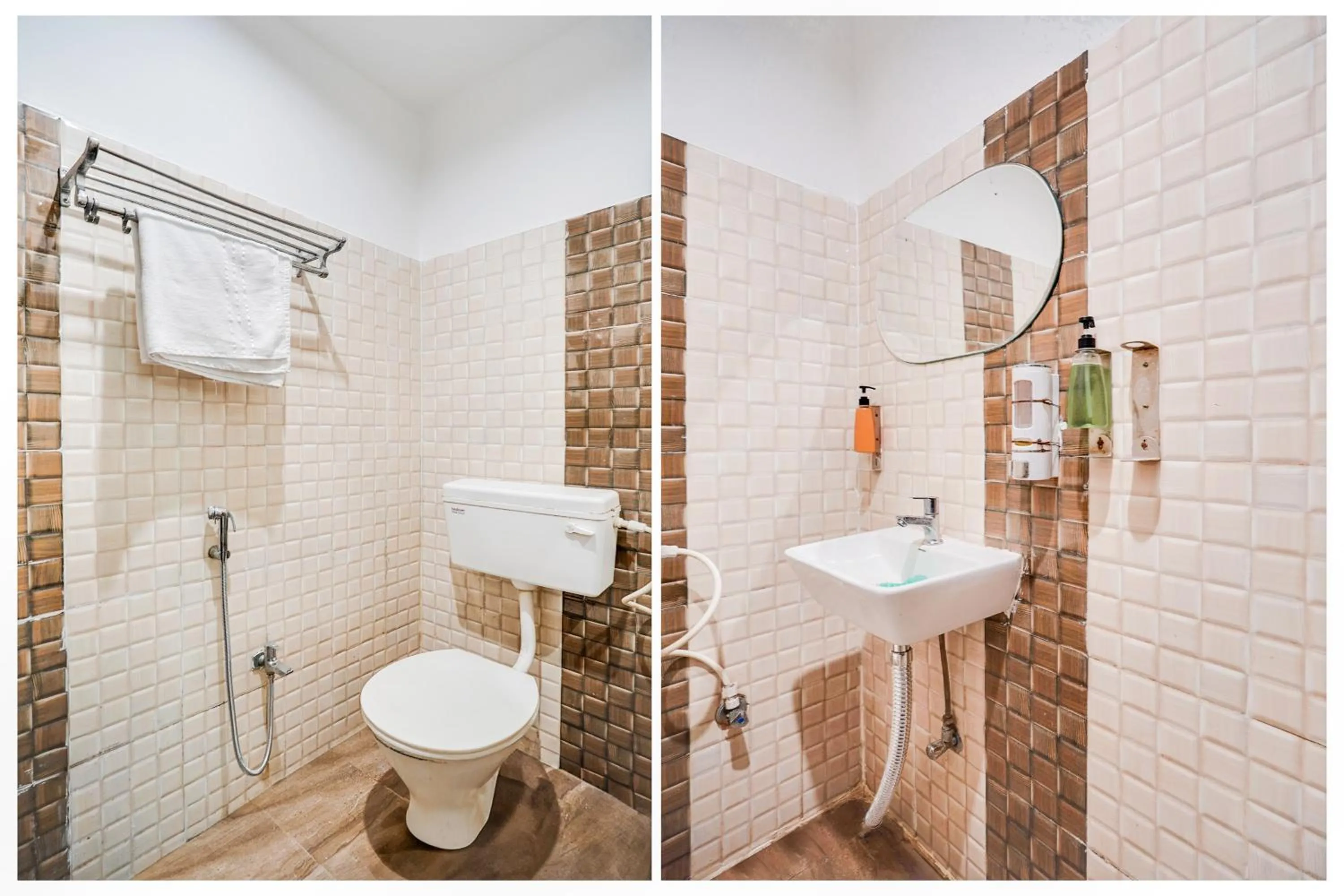 Bathroom in Super Hotel O Upper Bazar formerly RR Residency