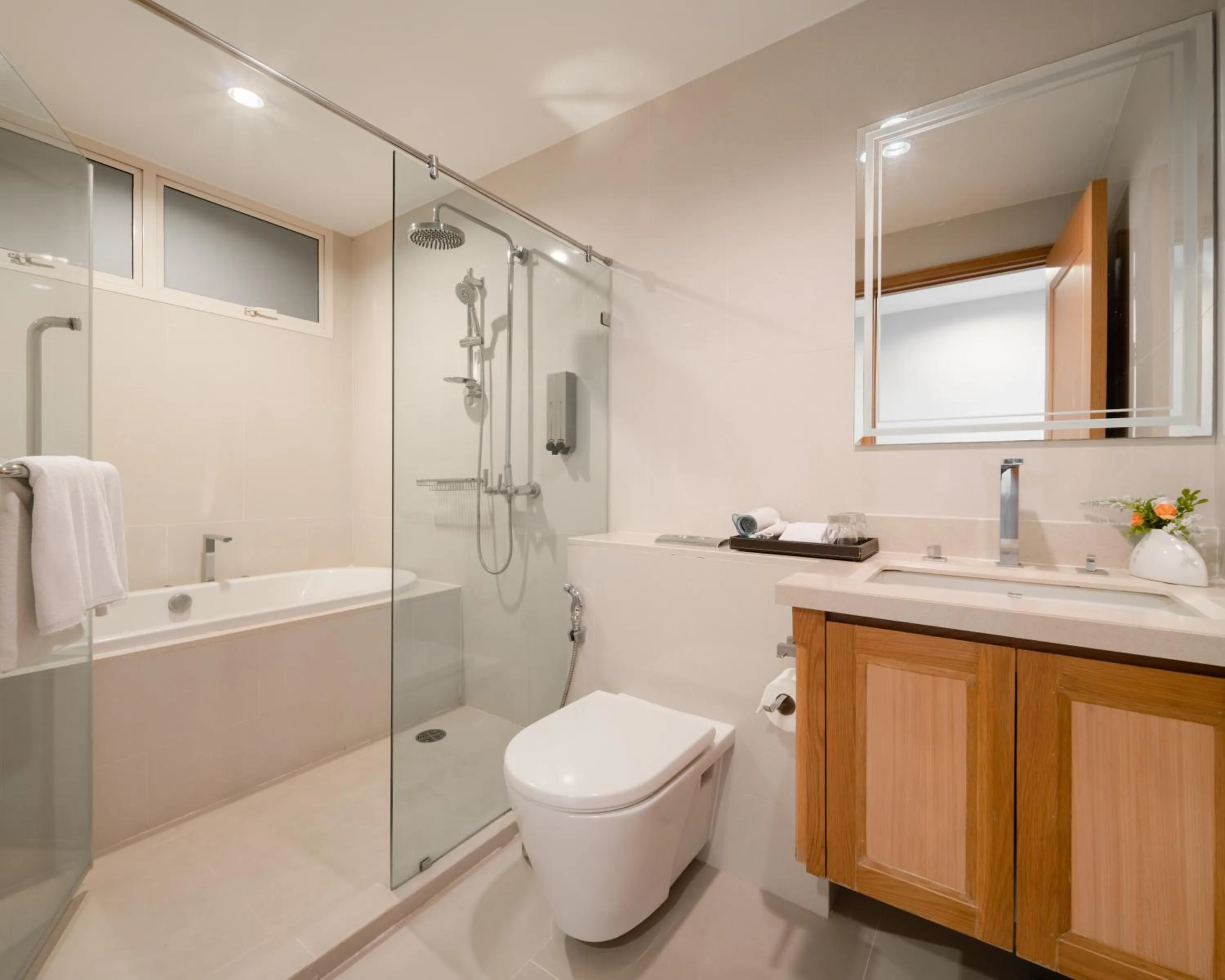 Bathroom in North Park Serviced Apartment Bangkok